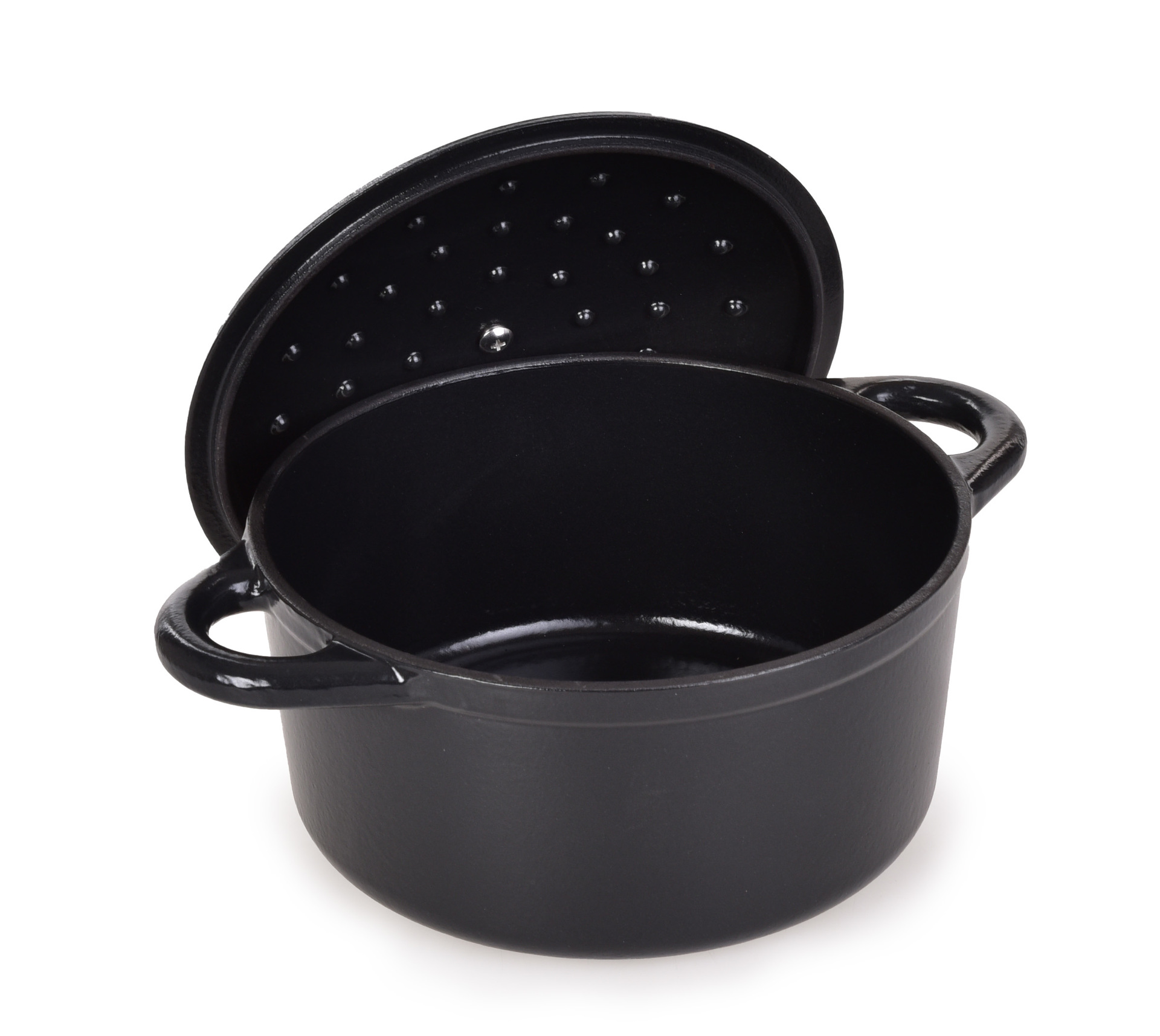 MASSIVE liatinový hrniec so samopodlievacou pokrievkou