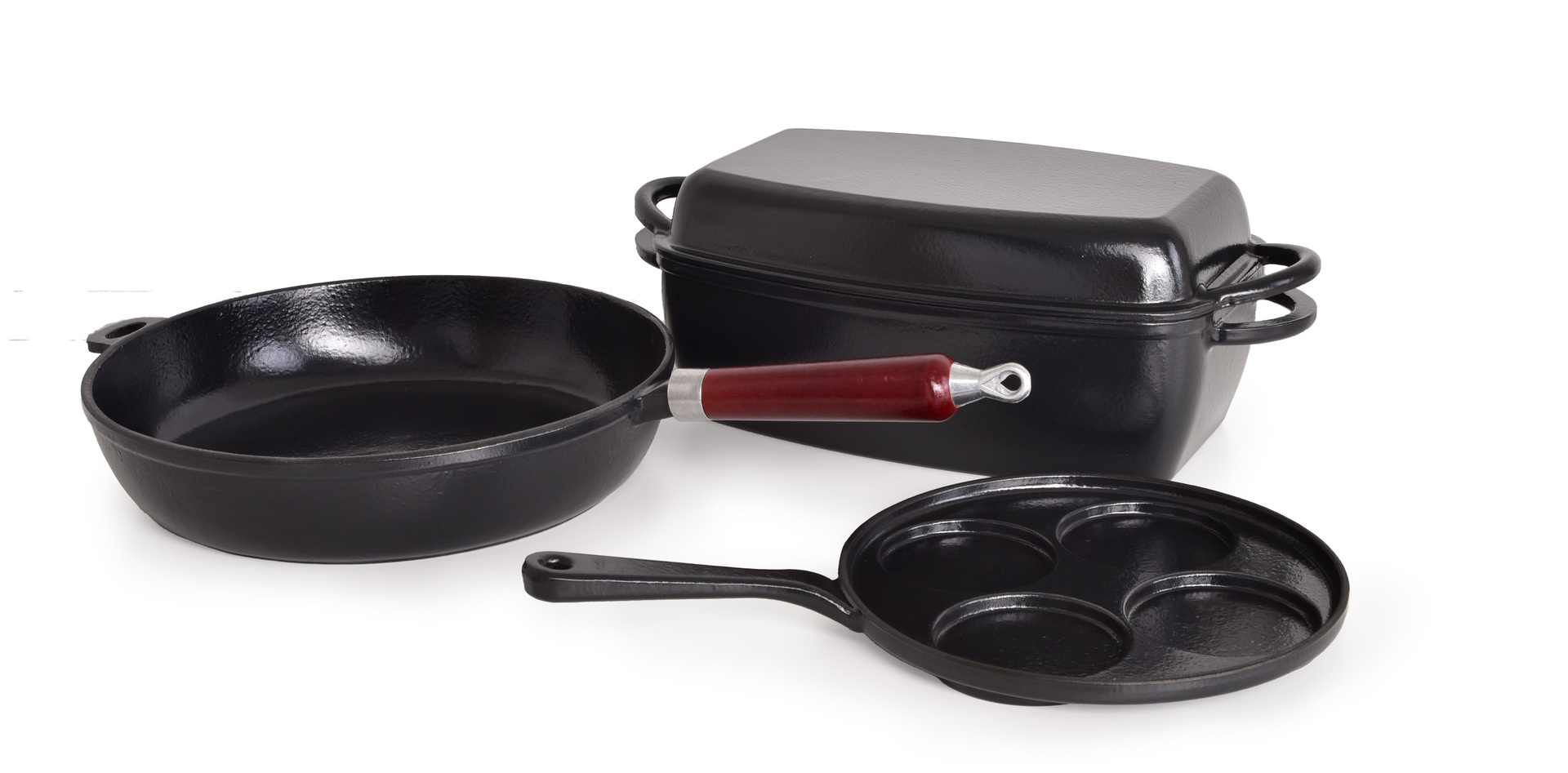 MASSIVE liatinový okrúhly hrniec so samopodlievacou pokrievkou