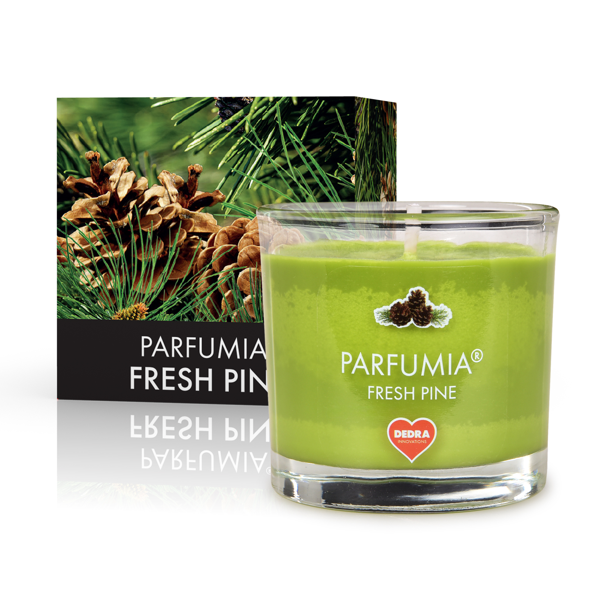 FRESH PINE votívna sójová sviečka PARFUMIA®