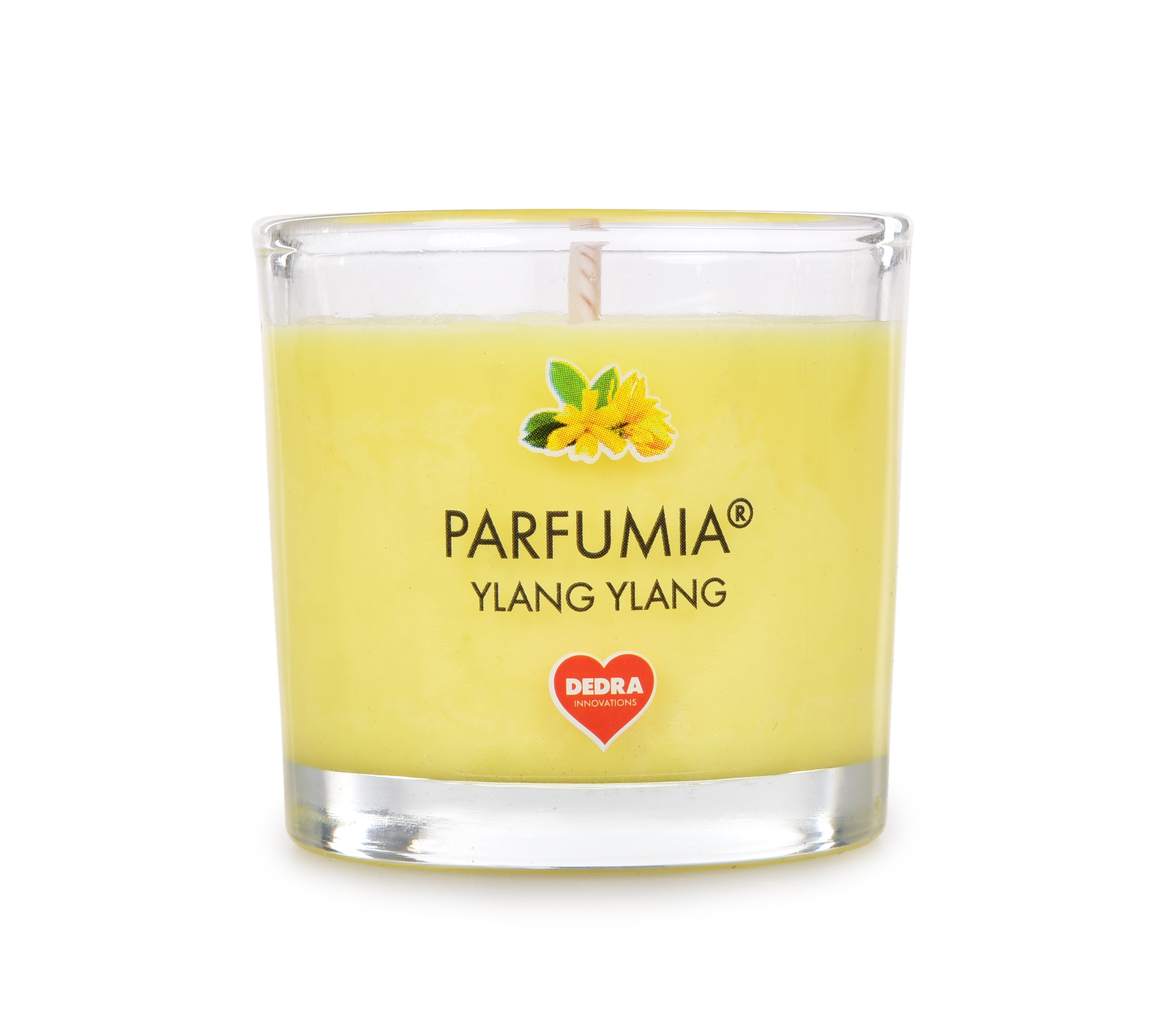 Votívna sójová vonná EKO sviečka PARFUMIA® YLANG YLANG