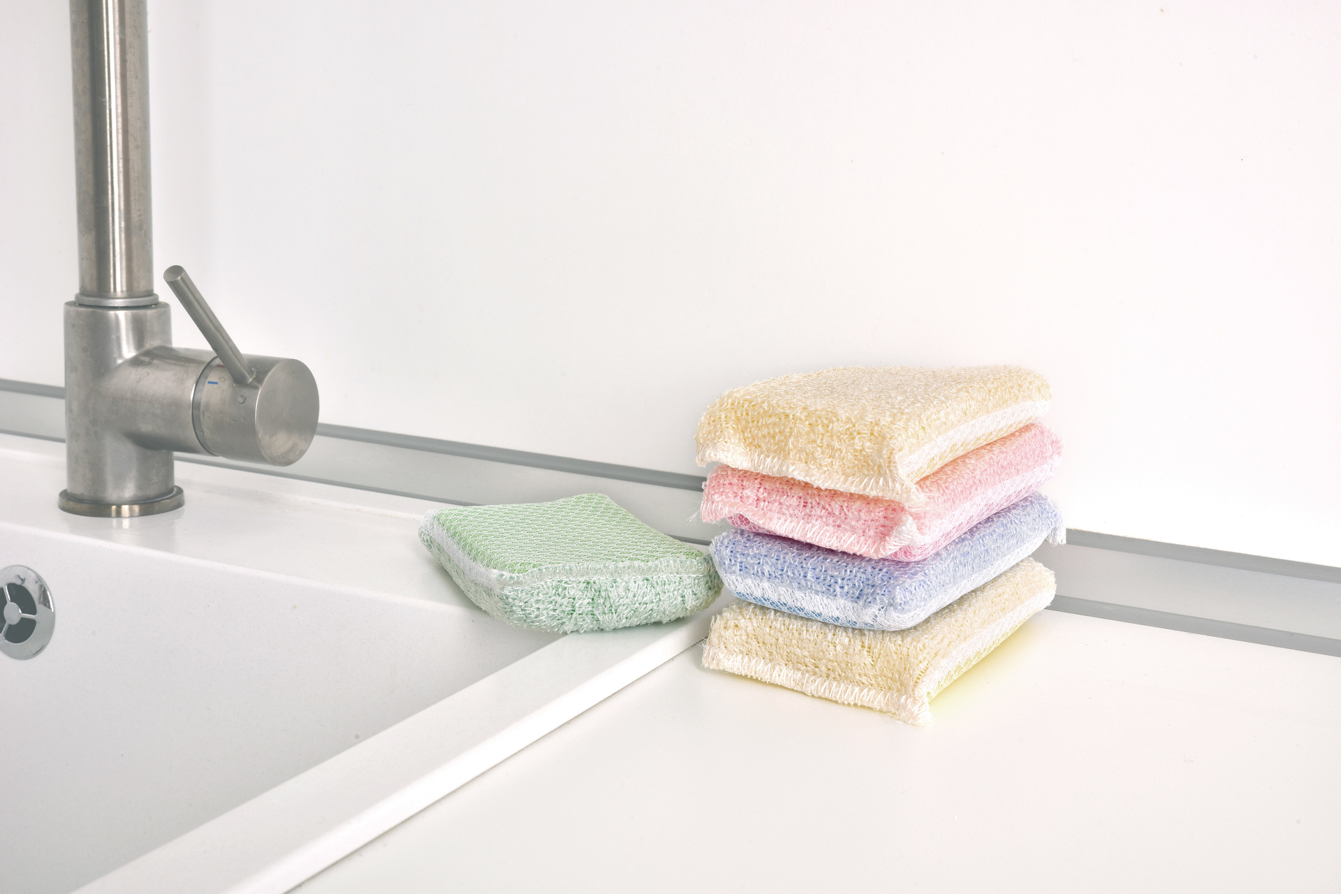 GoEco® farebné hubky z bambusového vlákna