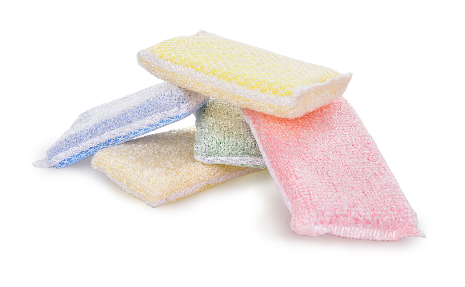 GoEco® farebné hubky z bambusového vlákna