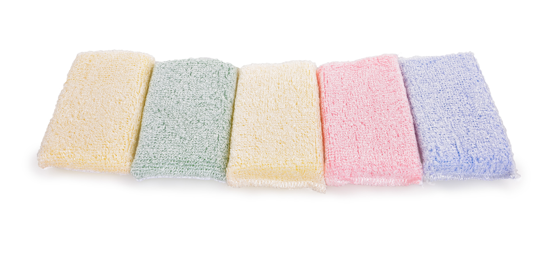 GoEco® farebné hubky z bambusového vlákna