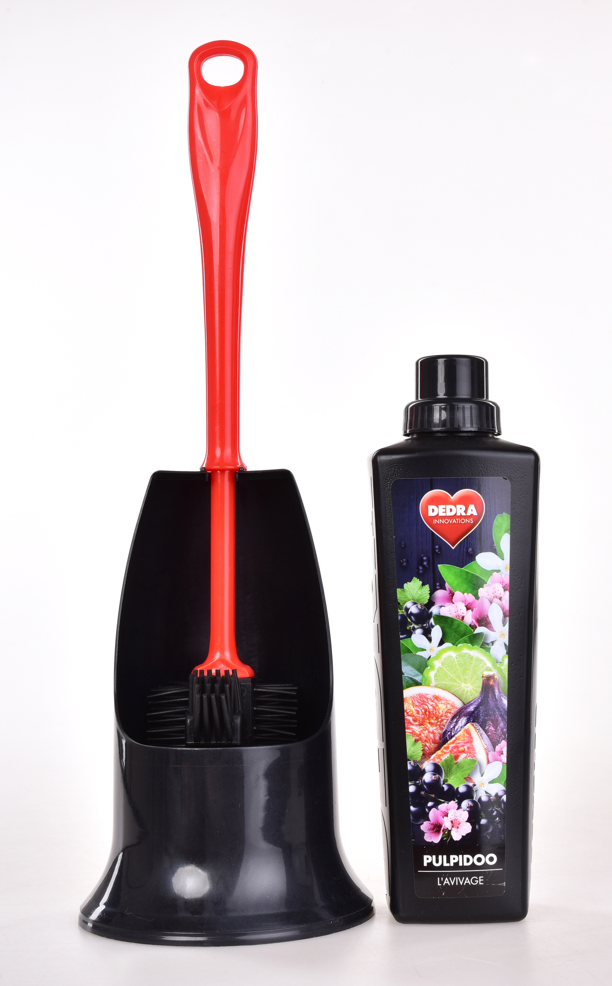 GoEco® silikónová okrúhla WC kefa 41cm