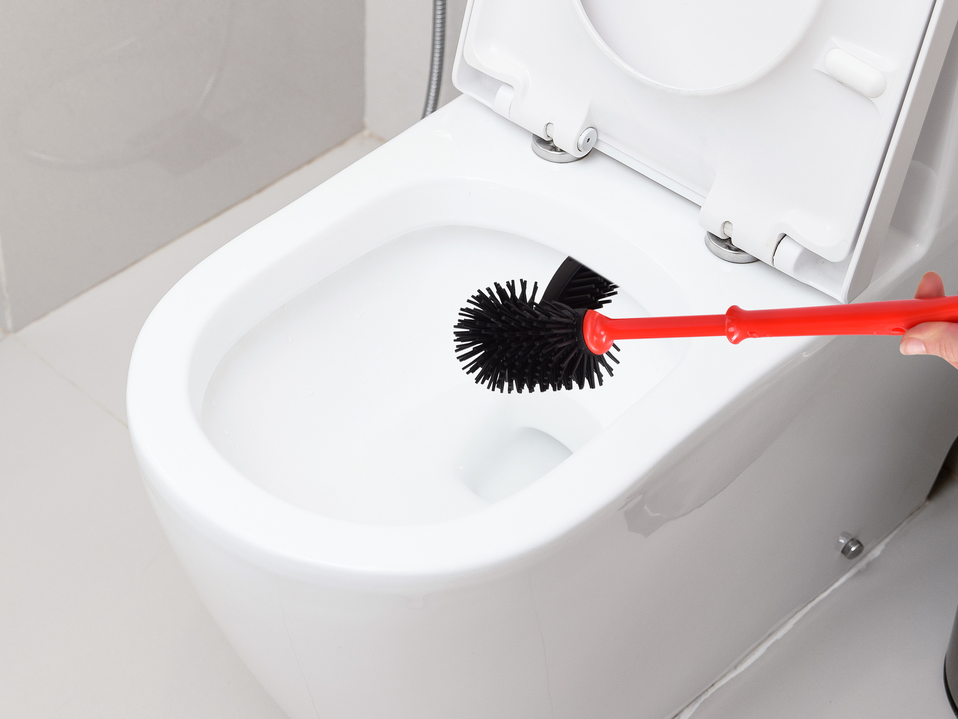 GoEco® silikónová okrúhla WC kefa 41cm