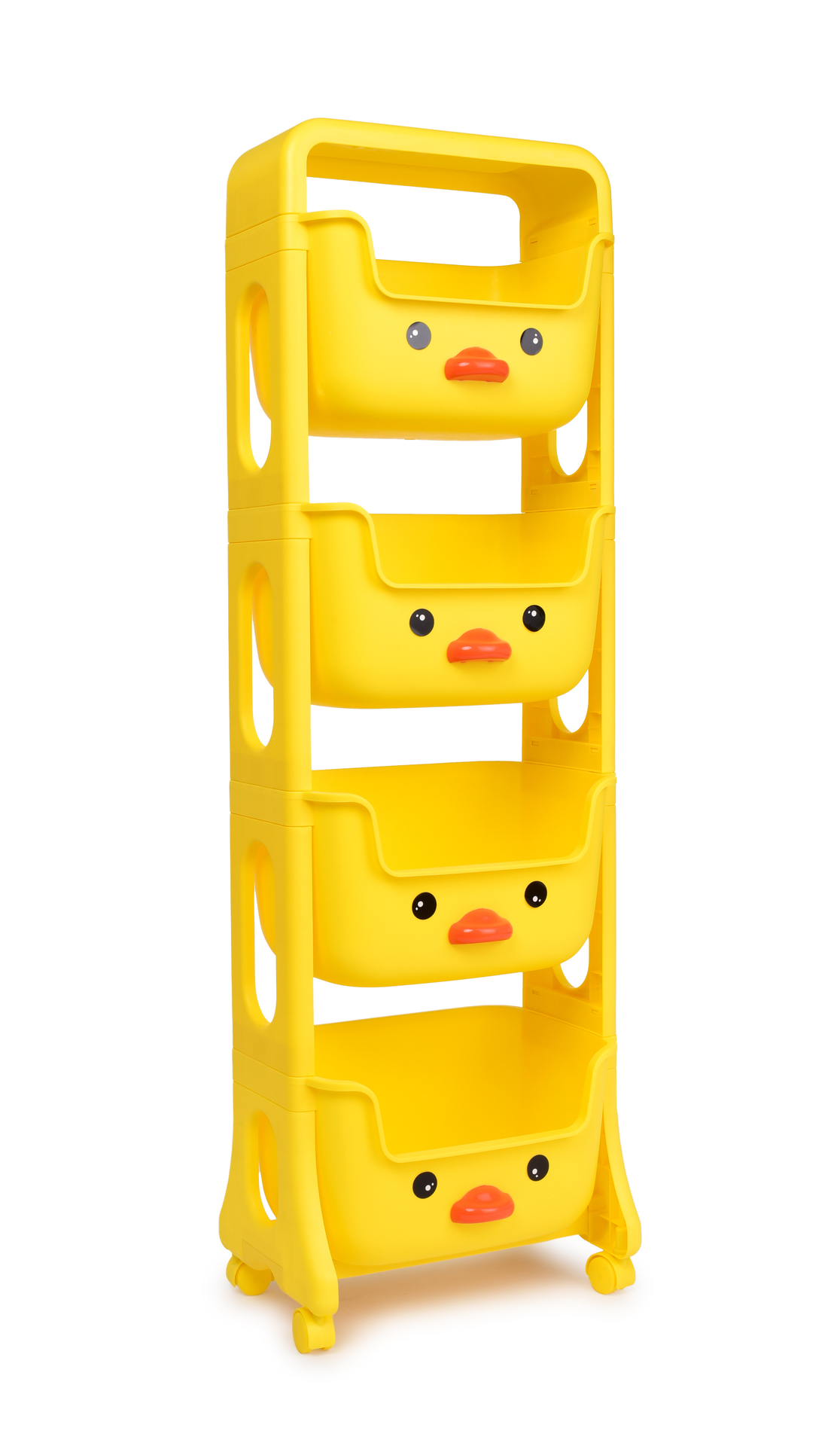 KAČIČKA regál 4poschodový s hlbokými boxmi