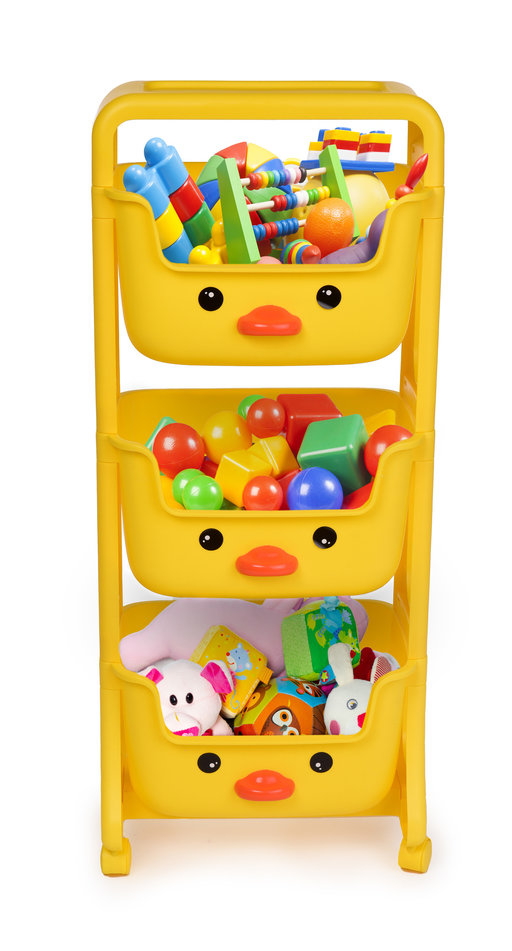 KAČIČKA regál 3poschodový s hlbokými boxmi