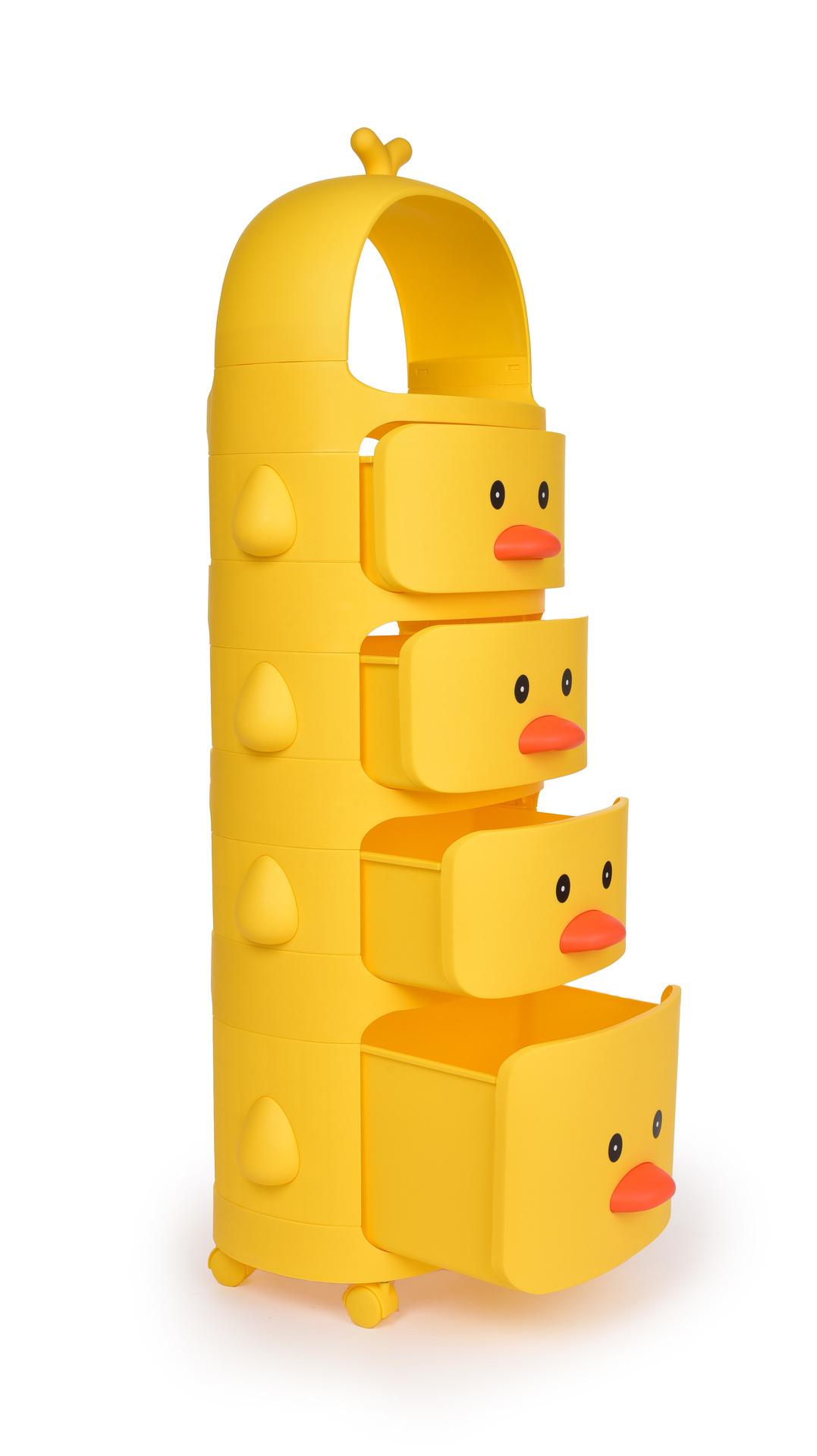 KAČIČKA regál 4 poschodový so zásuvkami