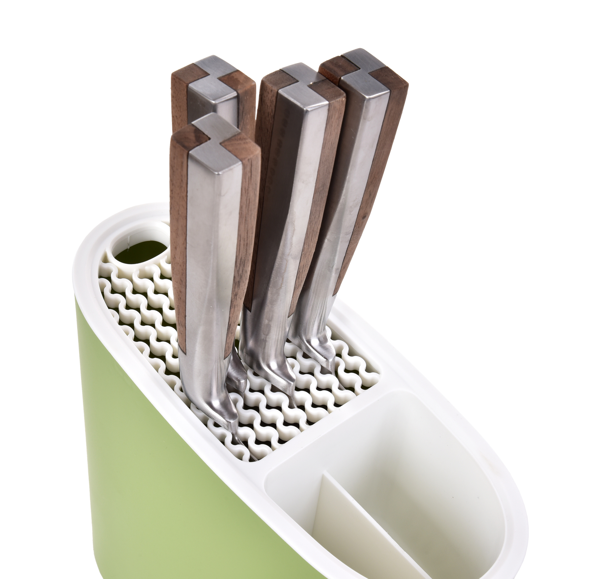 GOURMET 2v1 šikmý stabilný stojan a odkvapkávač na nože