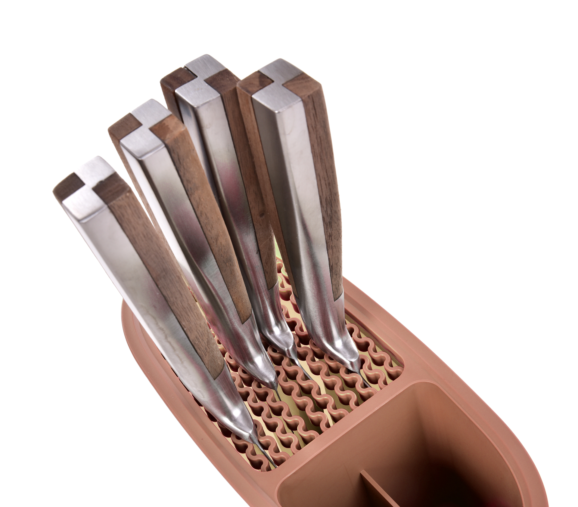 GOURMET 2v1 šikmý stabilný stojan a odkvapkávač na nože