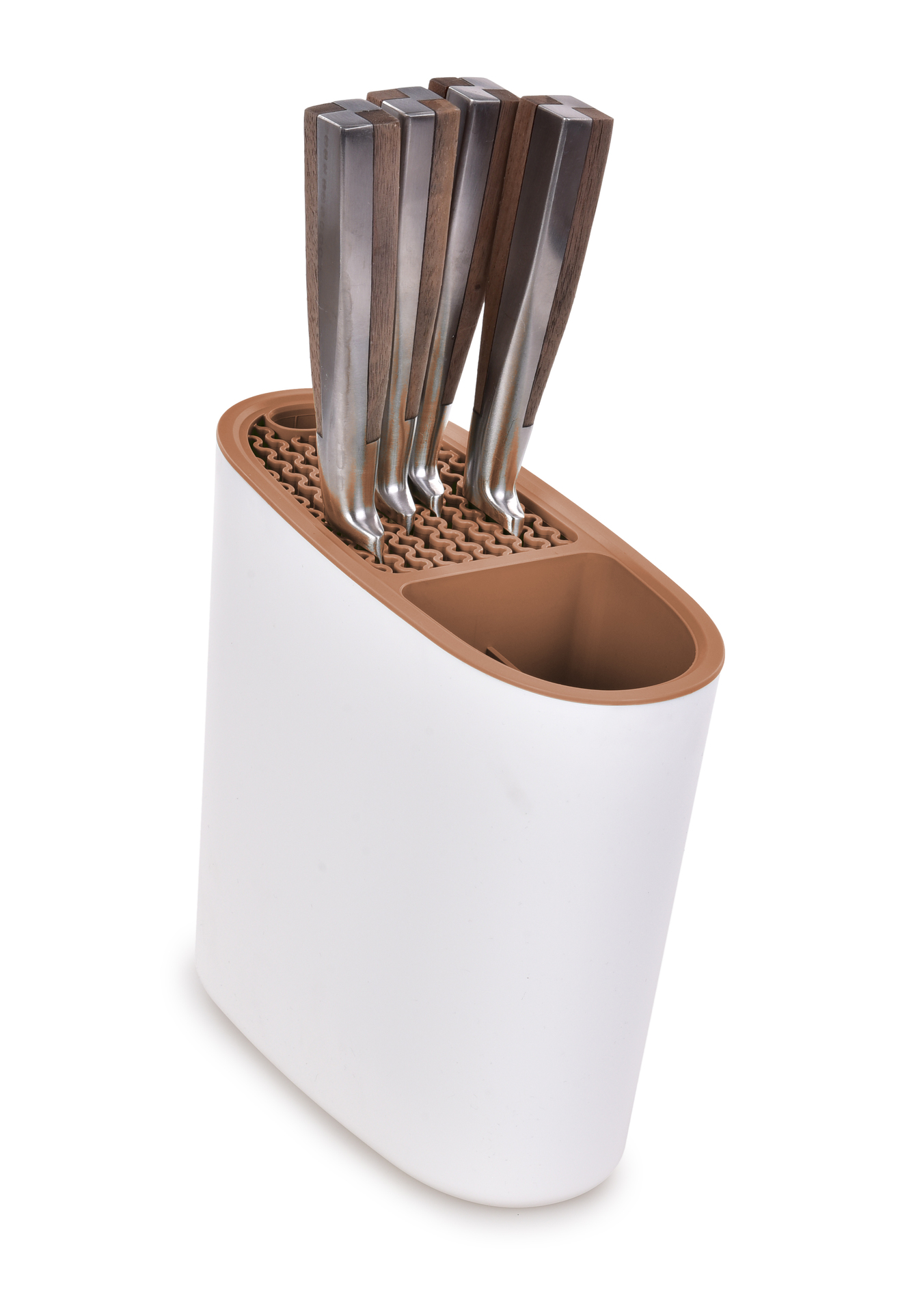 GOURMET 2v1 šikmý stabilný stojan a odkvapkávač na nože