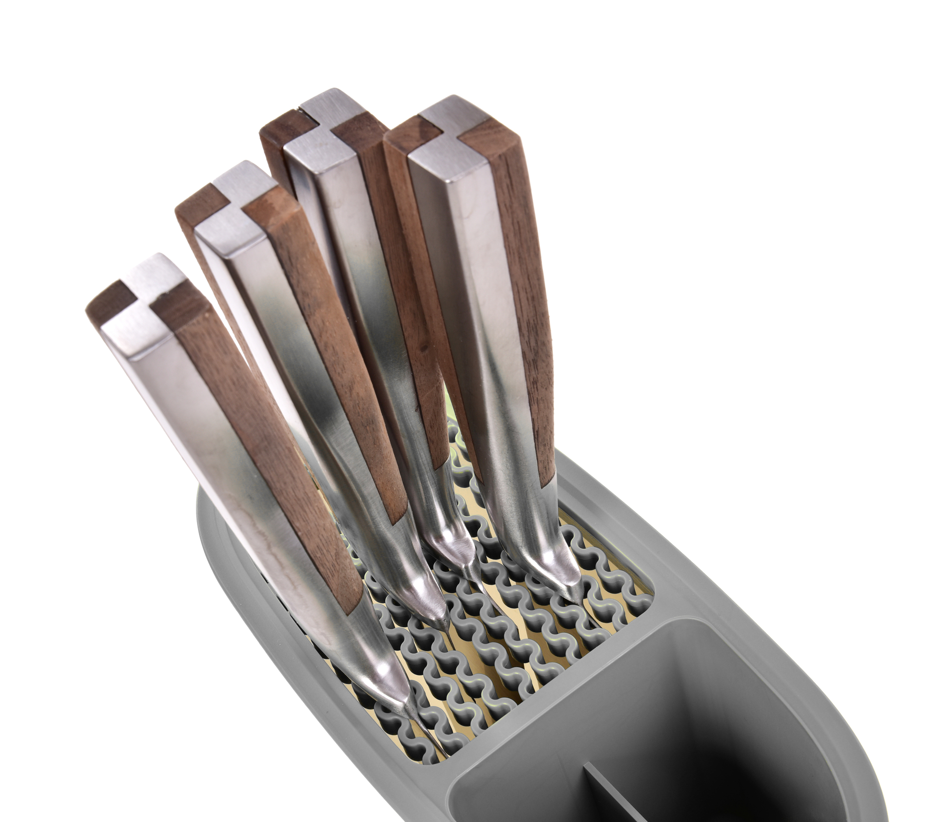 GOURMET 2v1 šikmý stabilný stojan a odkvapkávač na nože