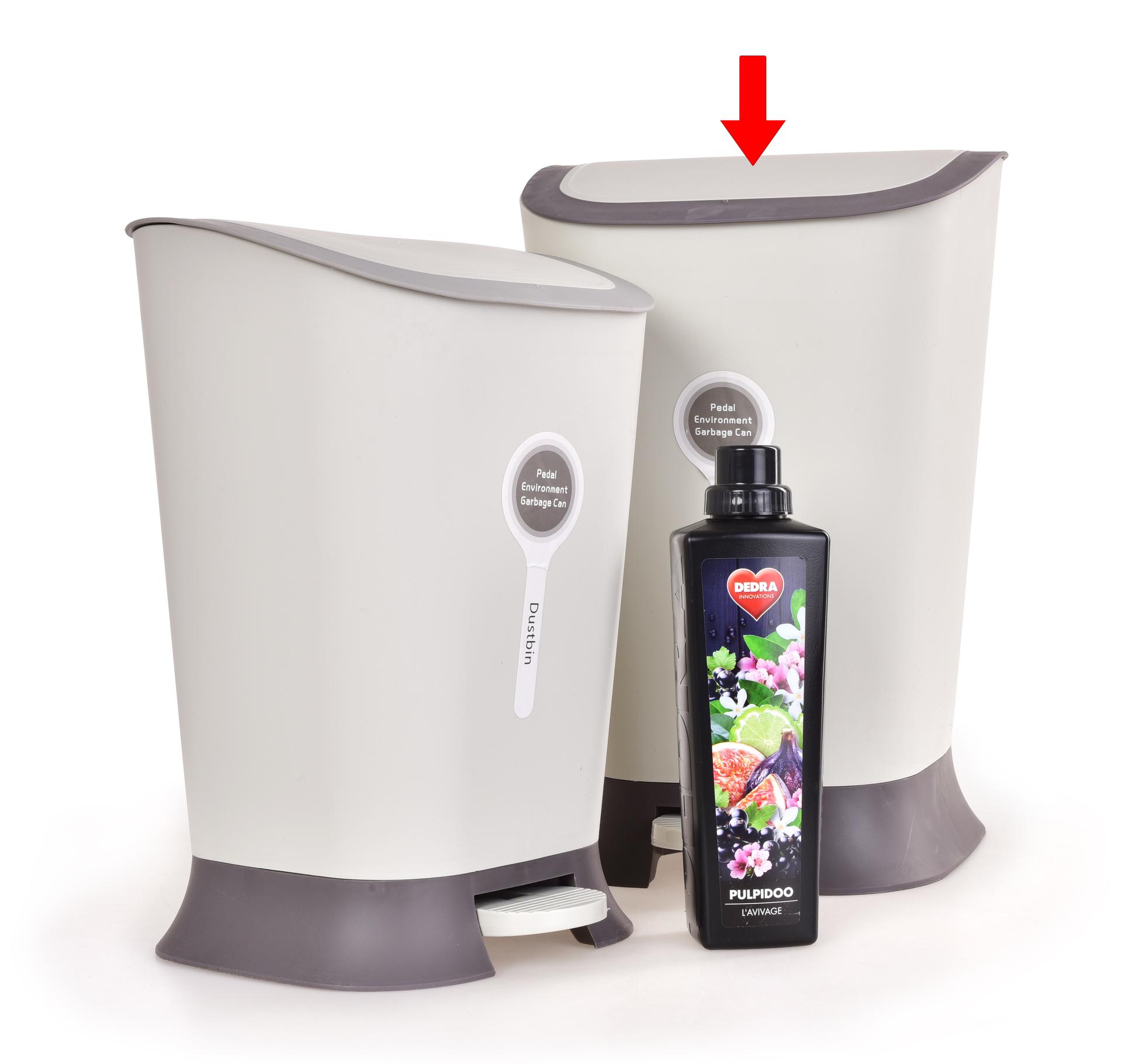 PRAKTIK nášľapný odpadkový kôš s vekom