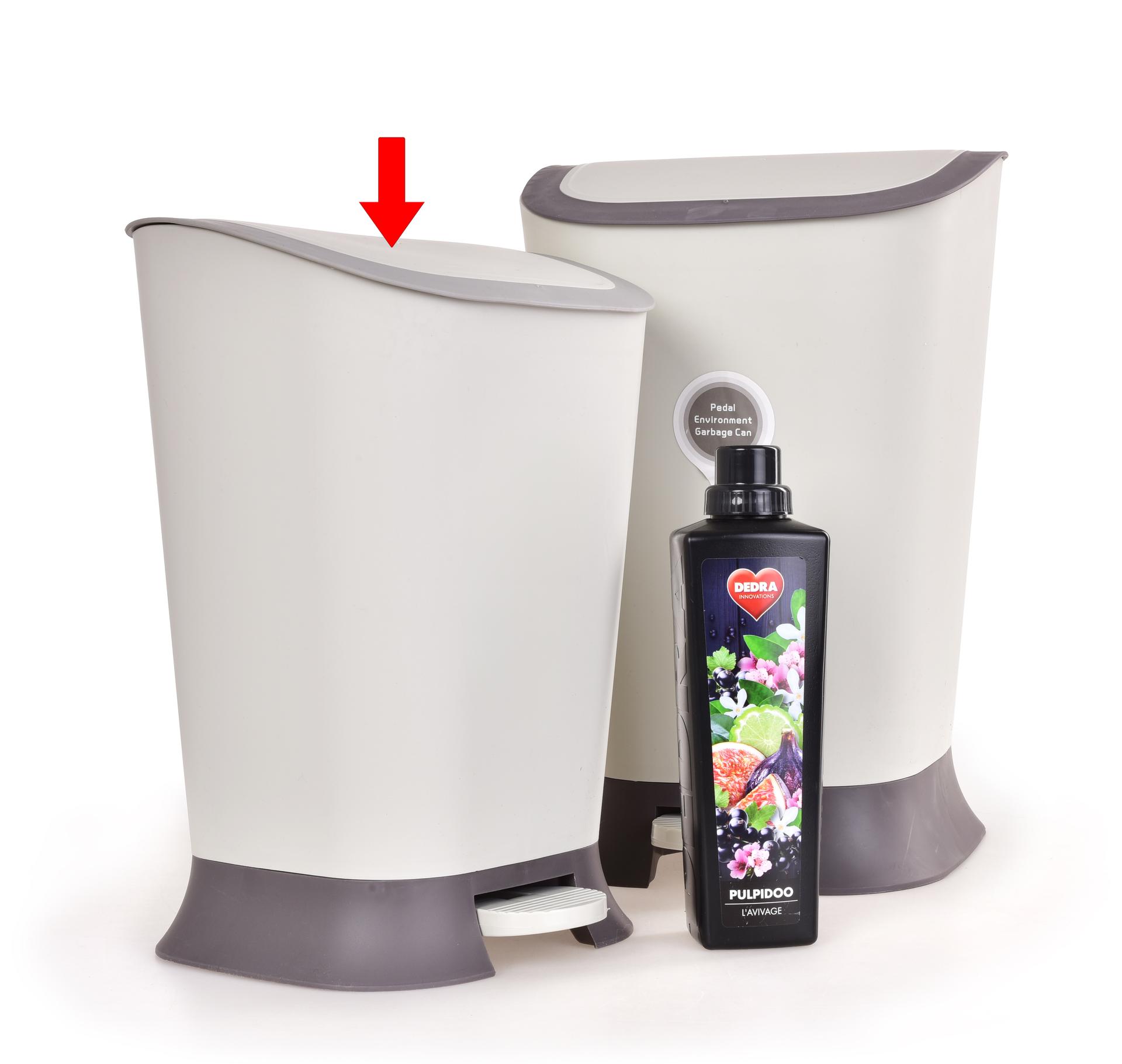 PRAKTIK nášľapný odpadkový kôš s vekom