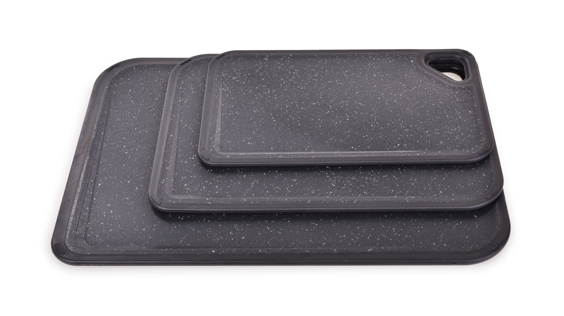 GOURMET sada 3 plastových dosiek s protišmykovými hranami