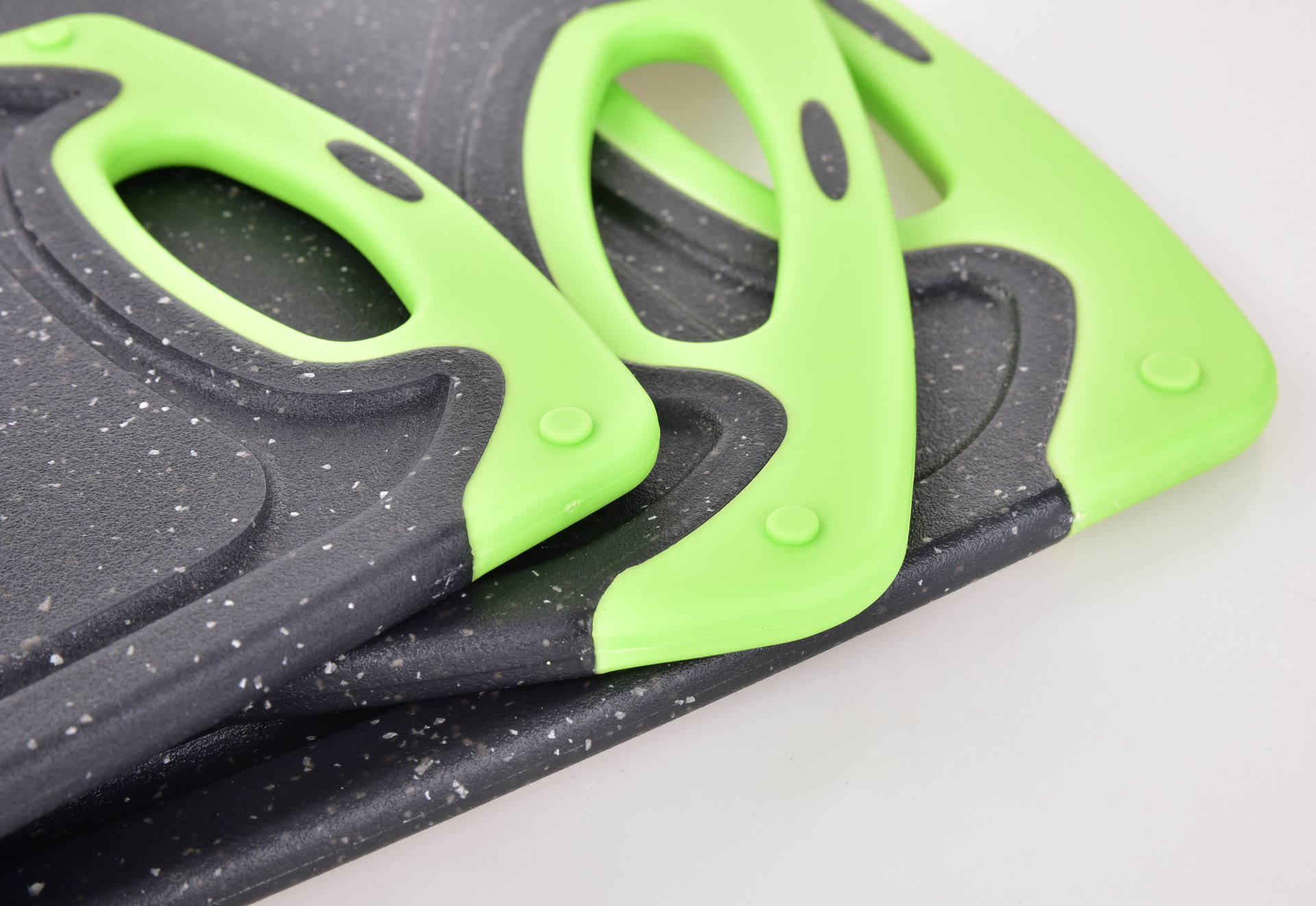 GOURMET sada 3 obojstranných plastových dosiek s protišmykovým okrajom