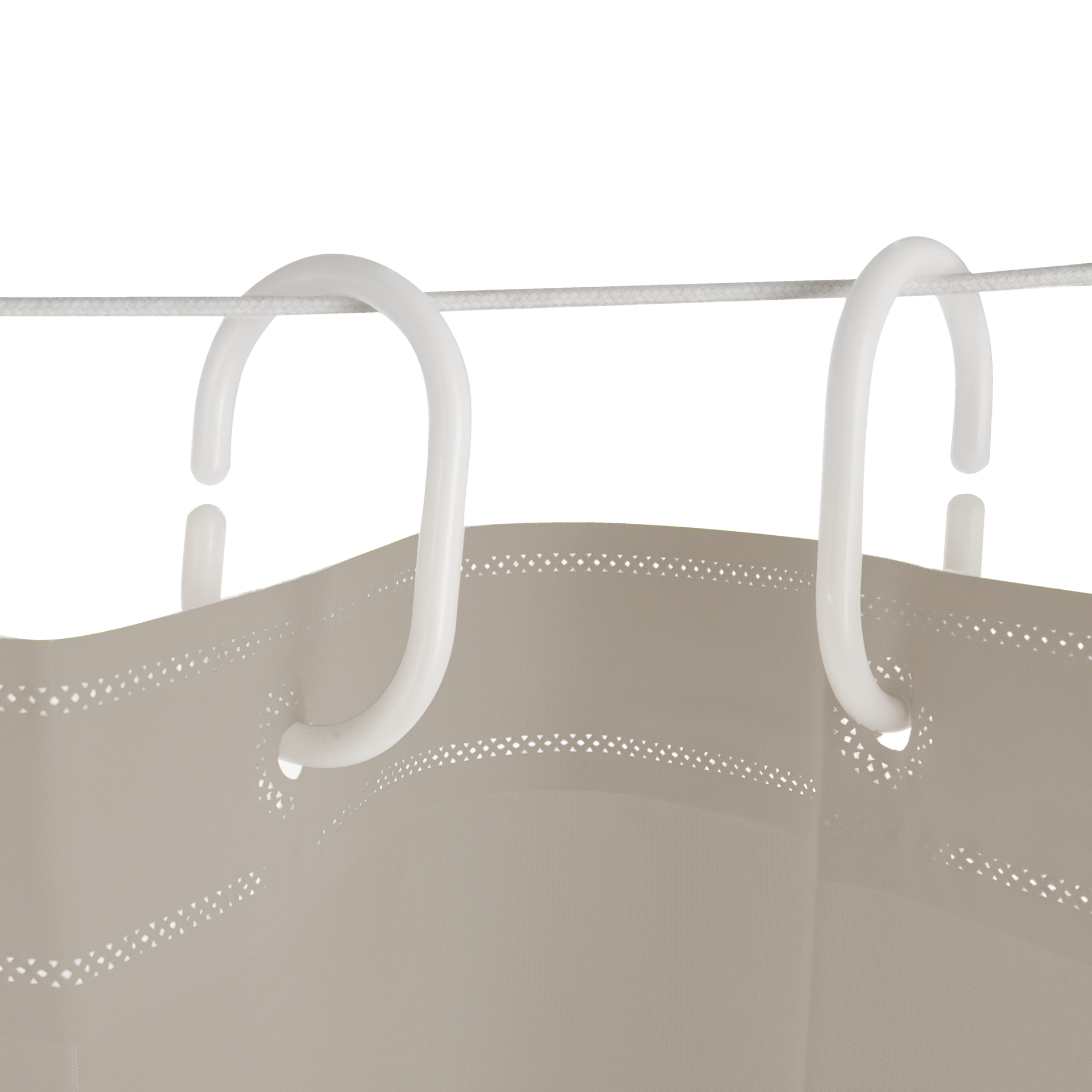 SPA kúpeľňový záves s 12 krúžkami