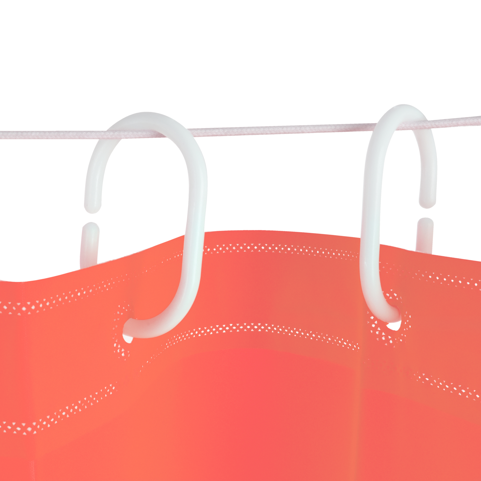 SPA kúpeľňový záves s 12 krúžkami