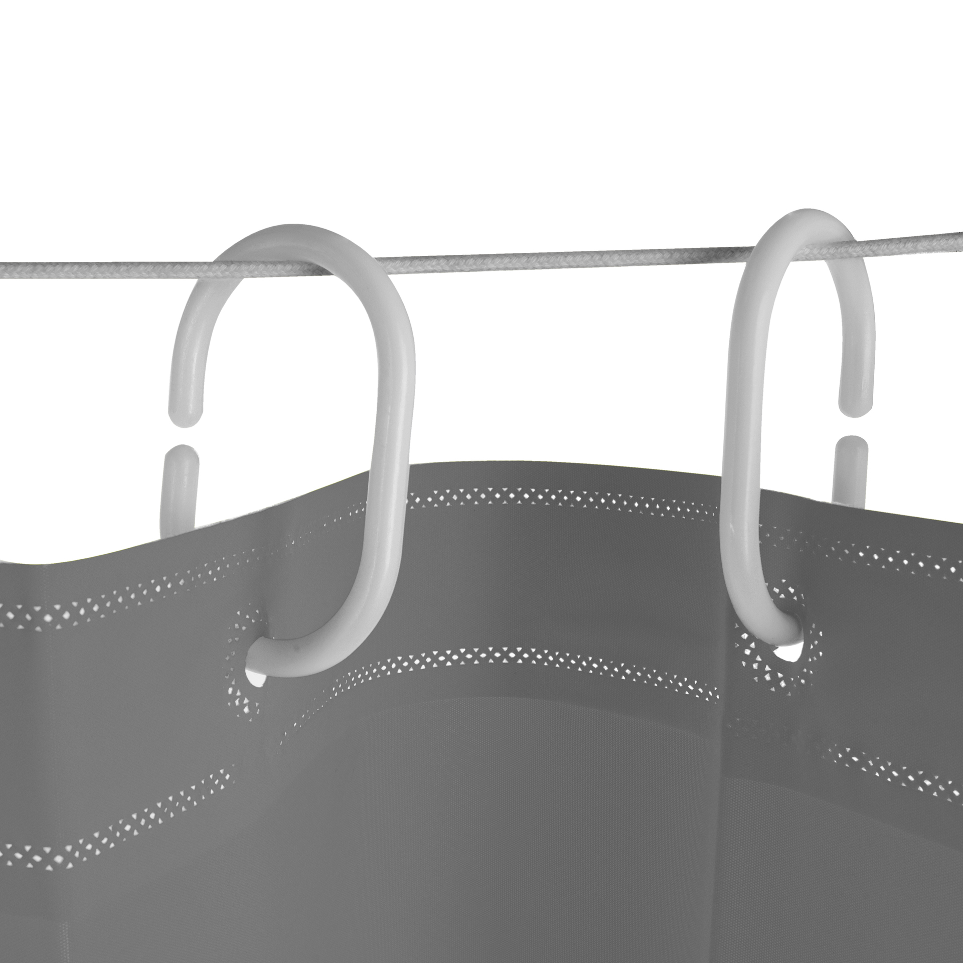 SPA kúpeľňový záves s 12 krúžkami