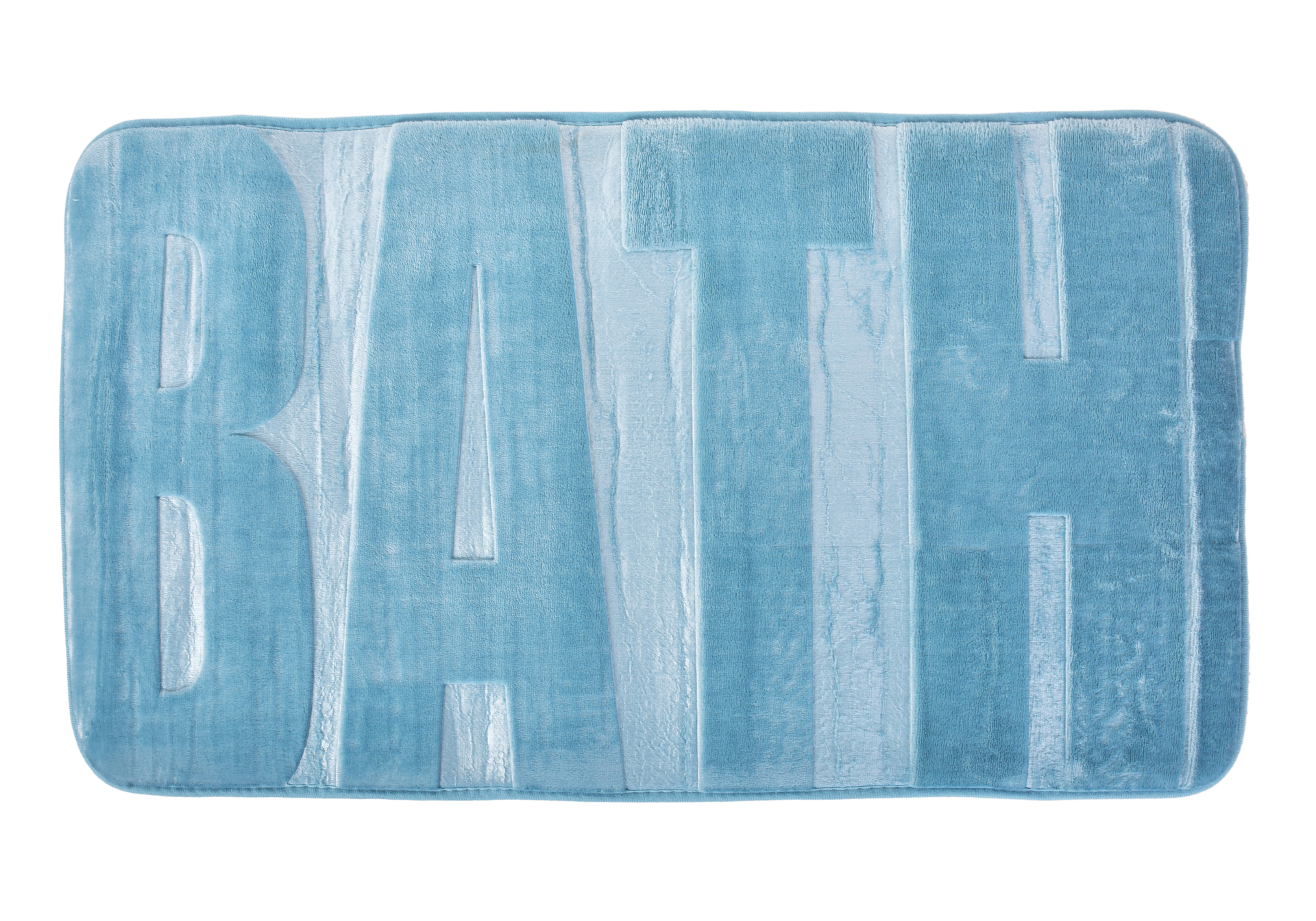 Dywanik azienkowy BATH 75 x 45 cm pastelowo niebieski
