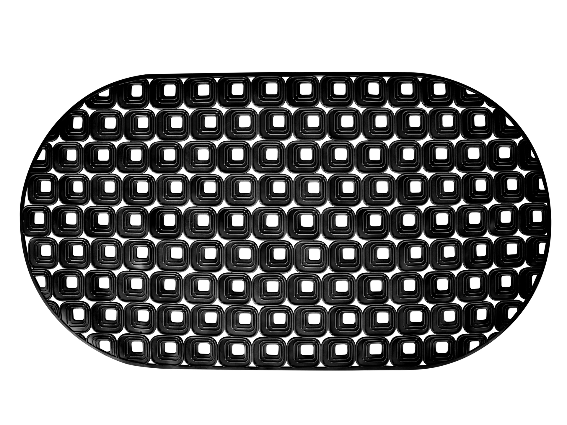 Antypolizgowa podkadka do wanny i prysznica czarna, 70 x 39 cm
