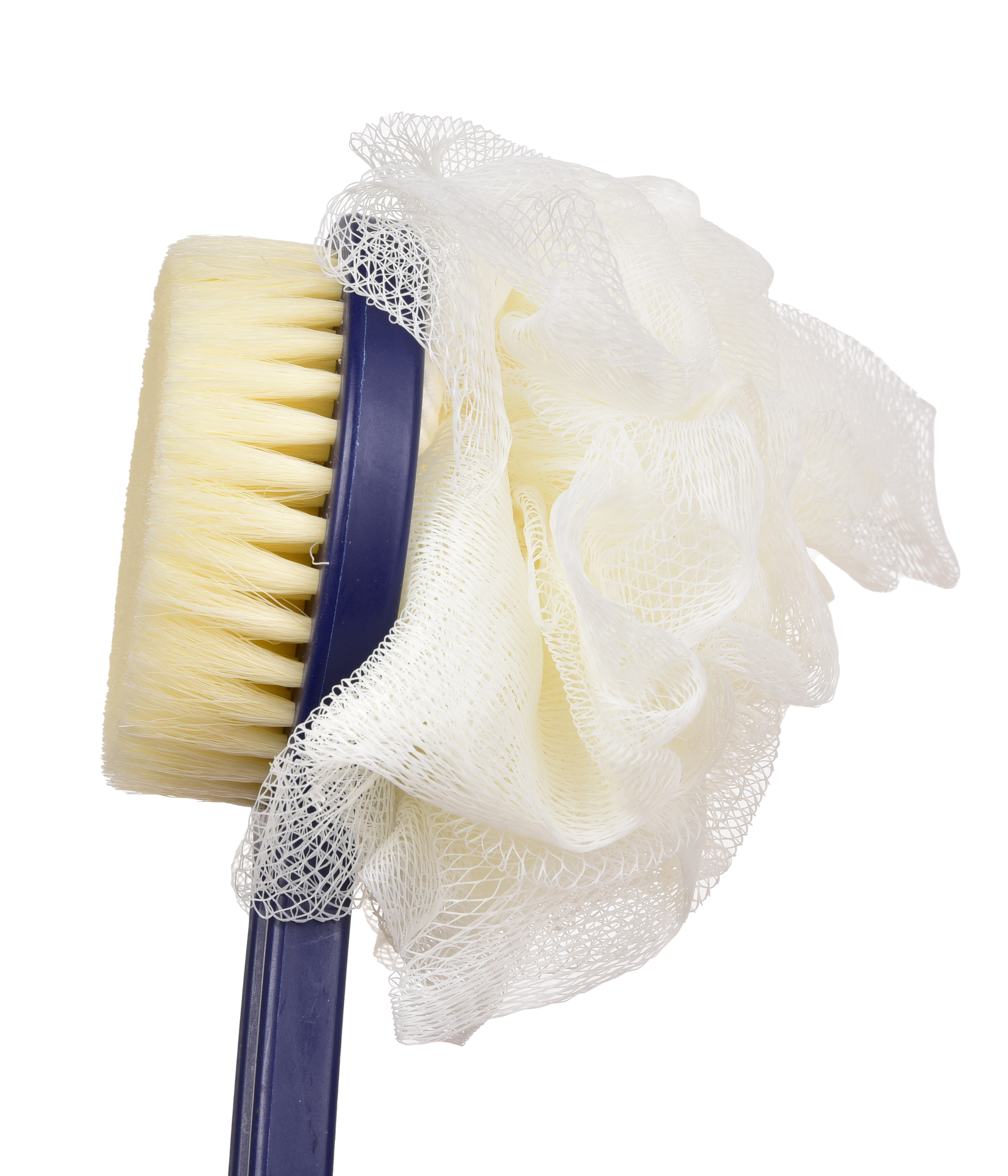 SPA 2v1 kefa + puff na umývanie chrbta