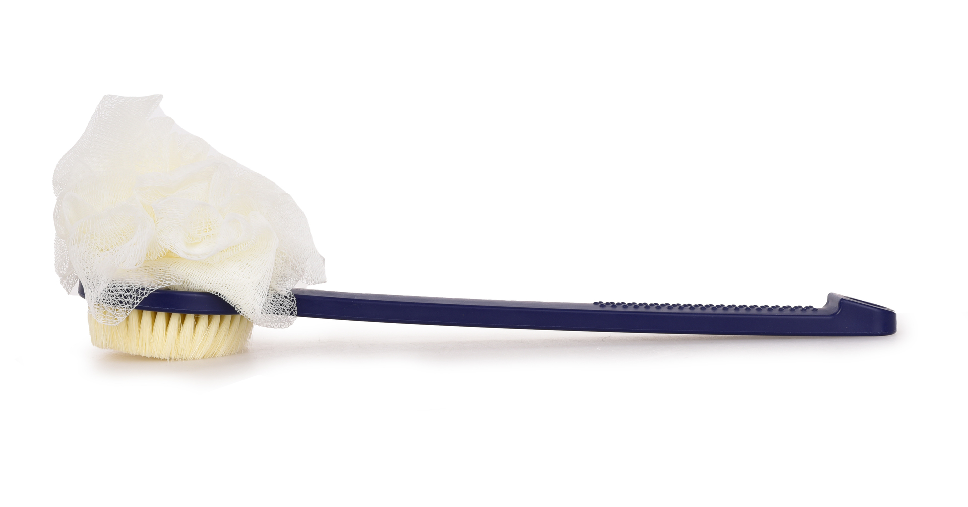 SPA 2v1 kefa + puff na umývanie chrbta