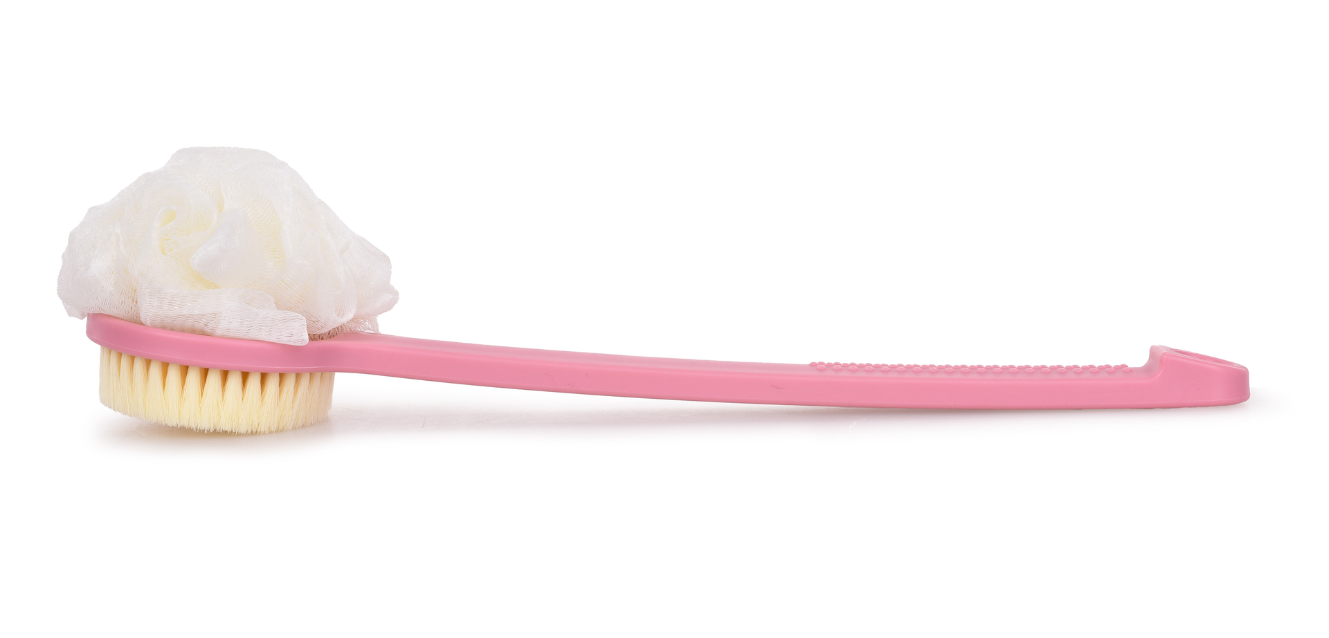 SPA 2v1 kefa + puff na umývanie chrbta