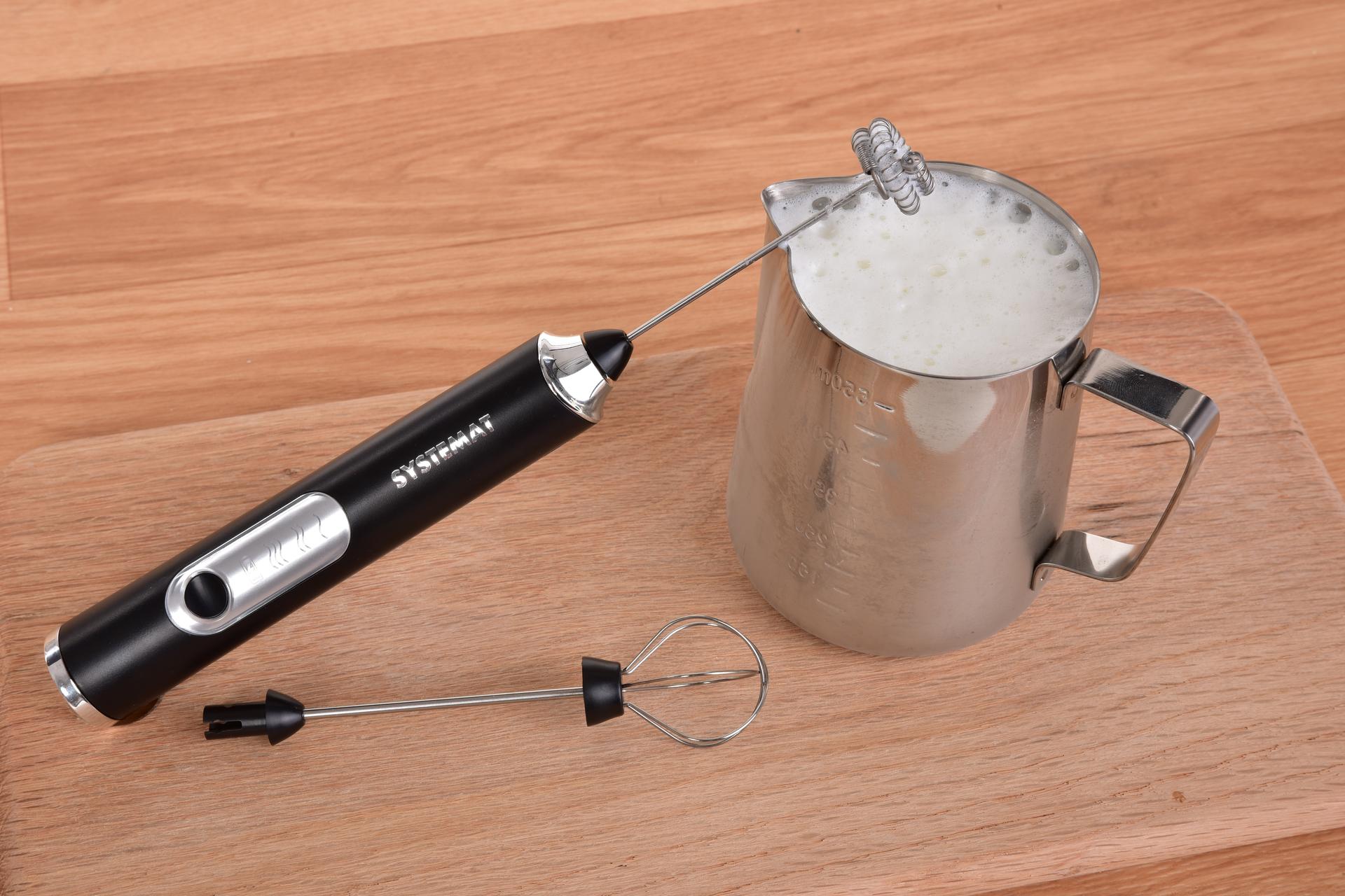 SYSTEMAT USB napeňovač mlieka a šľahač na vajcia