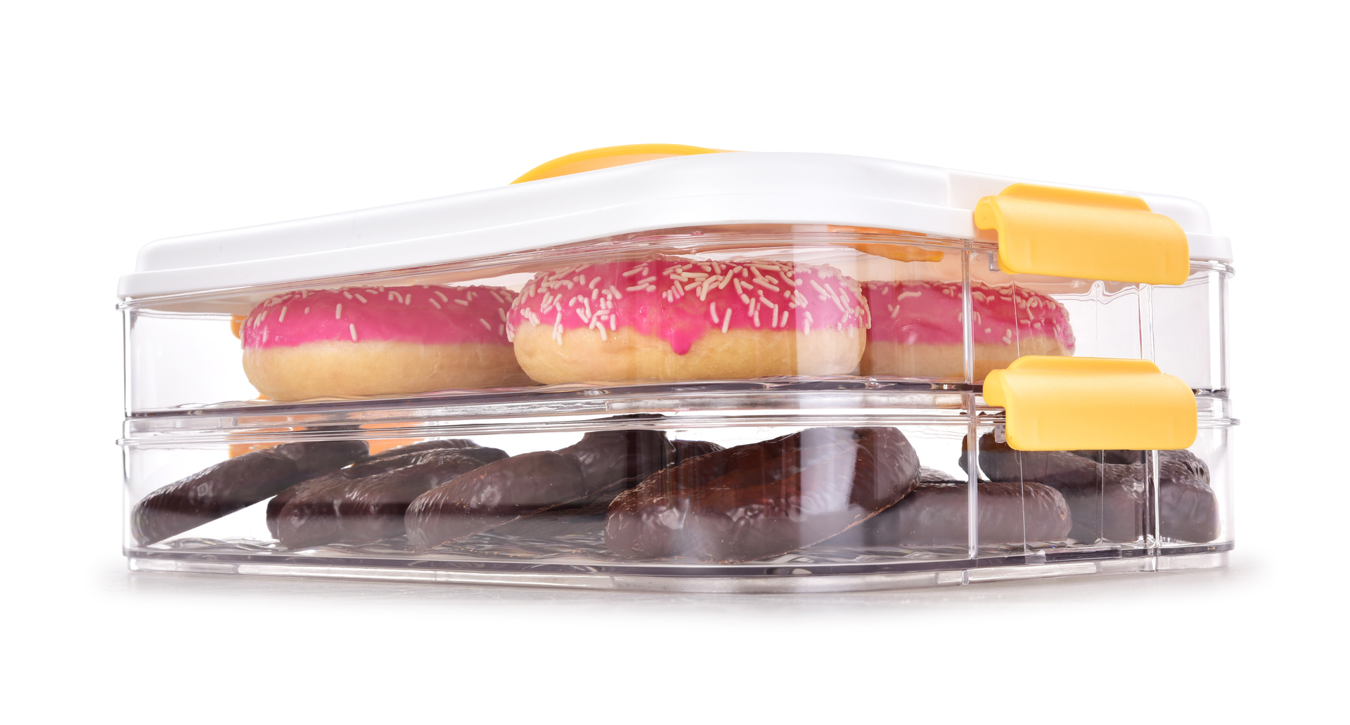 BUCHTONOŠ CVAK&CVAK dvojposchodový box na pečivo, chlebíčky a potraviny