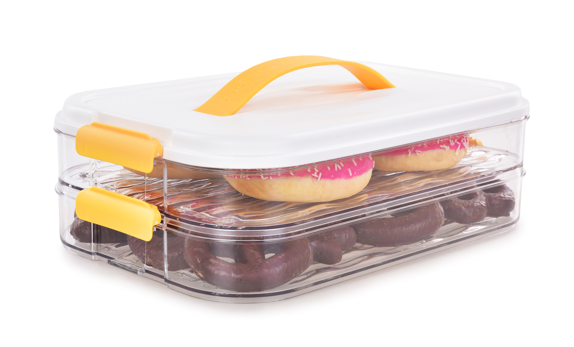 BUCHTONOŠ CVAK&CVAK dvojposchodový box na pečivo, chlebíčky a potraviny