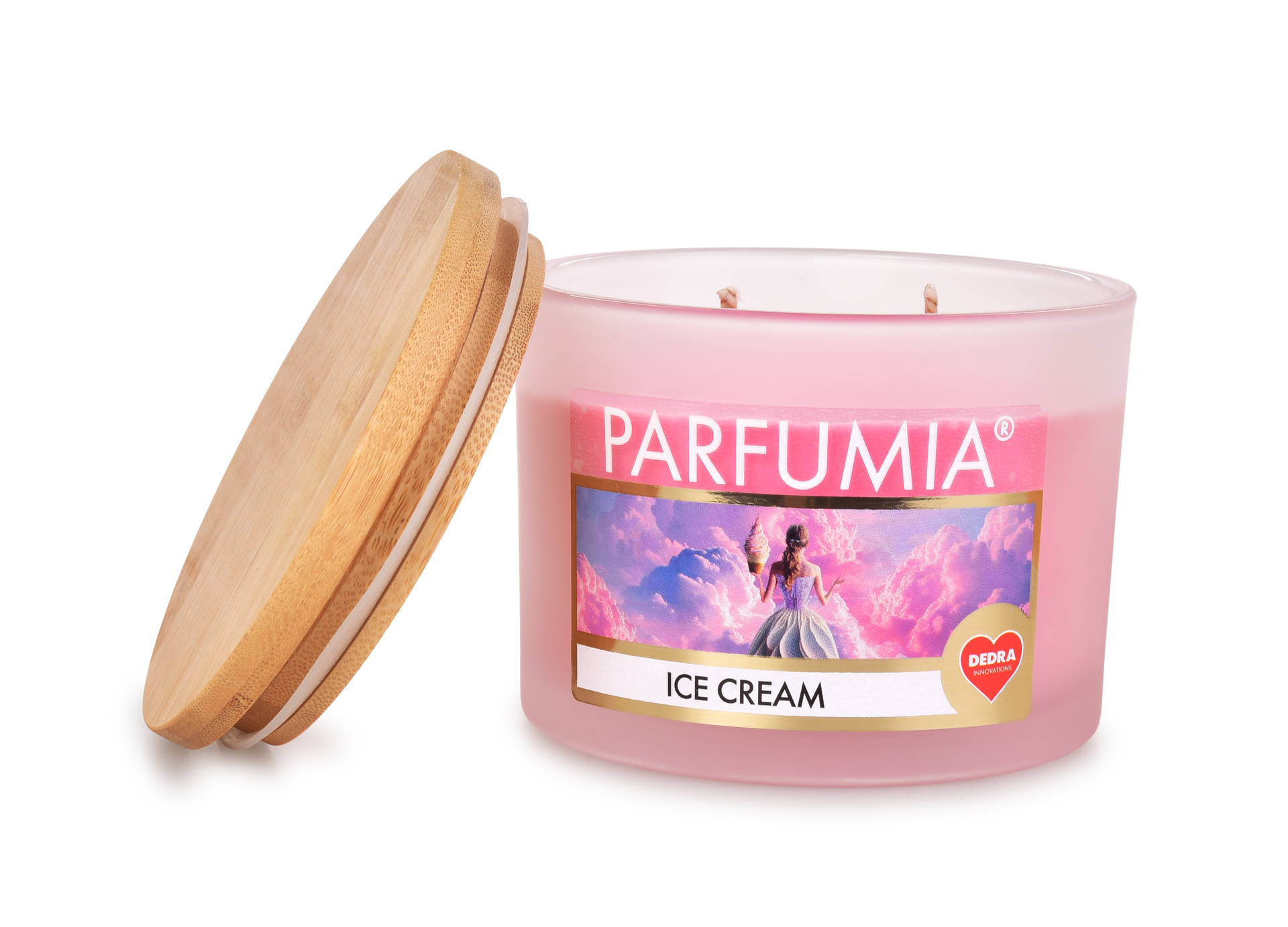 ICE CREAM sójová sviečka s 2 knôtmi PARFUMIA®