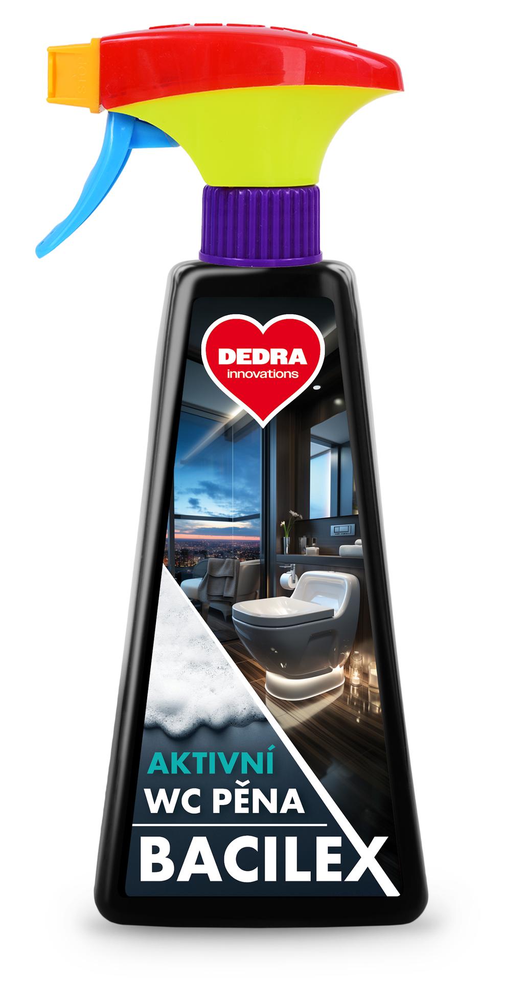 Levně WC pěna na mísu, sedátko & okolí toalety | BACILEX® 500 ml