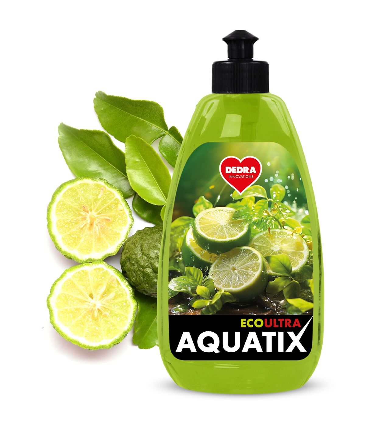 Levně AQUATIX | Rostlinný koncentrát na nádobí BERGAMOT & LEMON | 500 ml