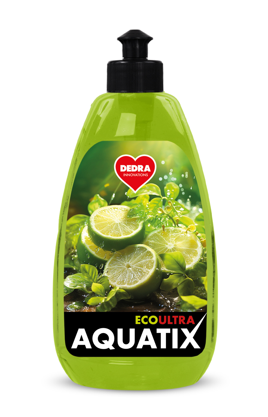 AQUATIX rastlinný koncentrát na riad - BERGAMOT & LEMON