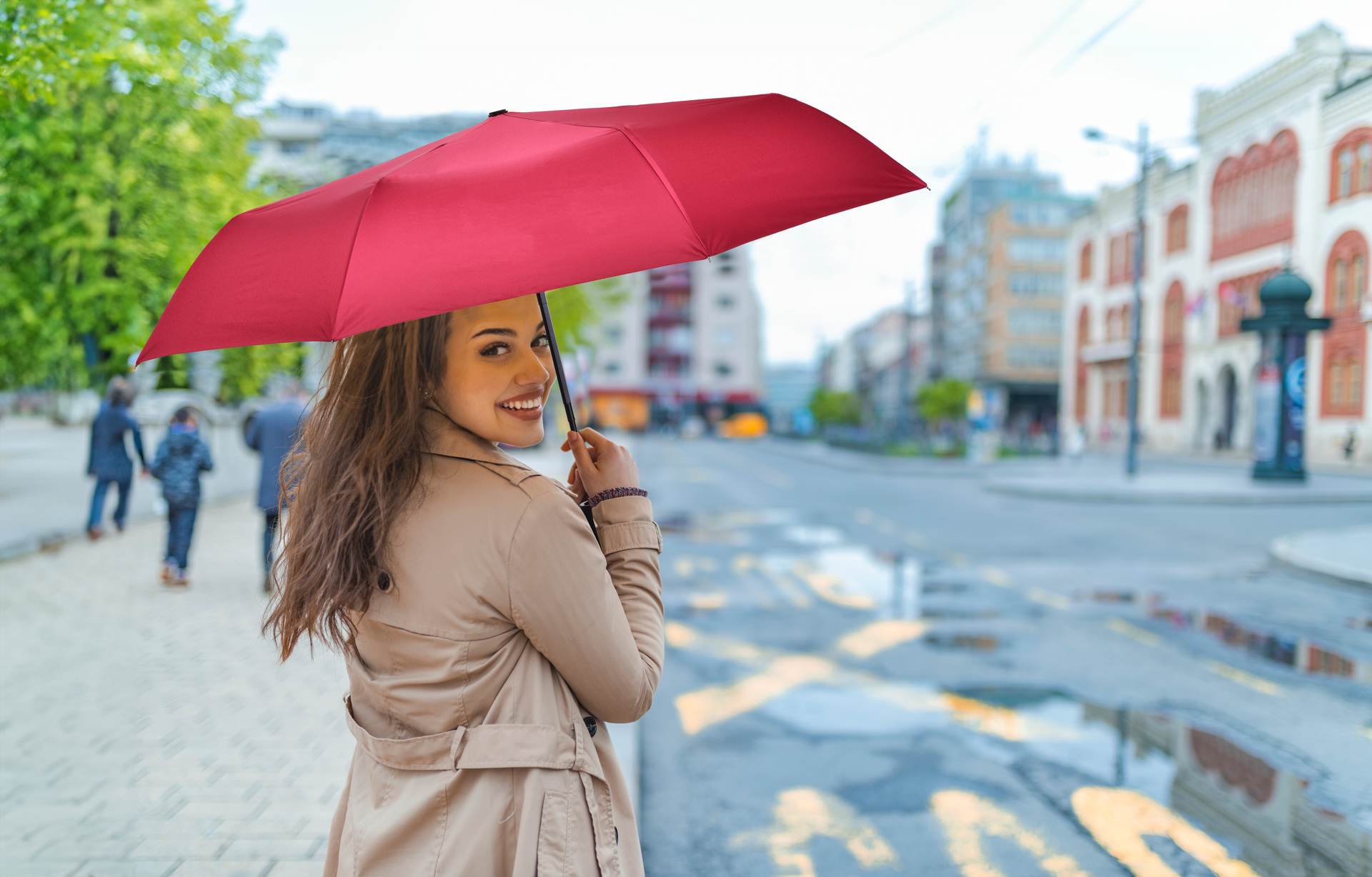FC BLACK BADGE automatický dvojfarebný dáždnik