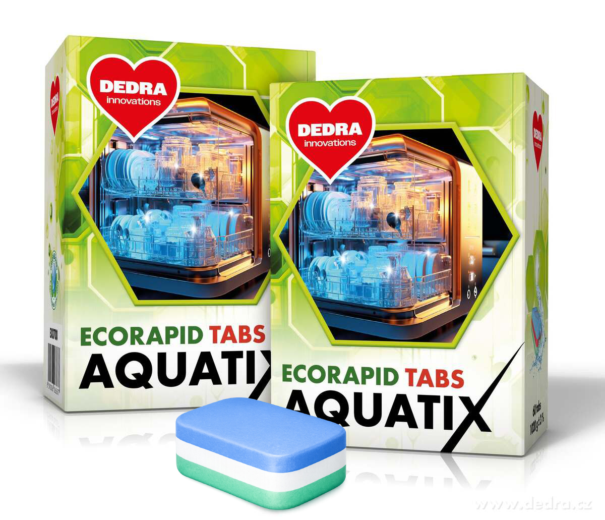 2× AQUATIX | wielofunkcyjne tabletki do zmywarki | 120 myć