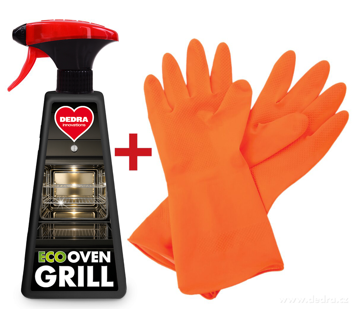 ZESTAW | OVEN GRIL | Super silny �rodek do czyszczenia piekarnik�w i grilli + GRATIS r�kawice