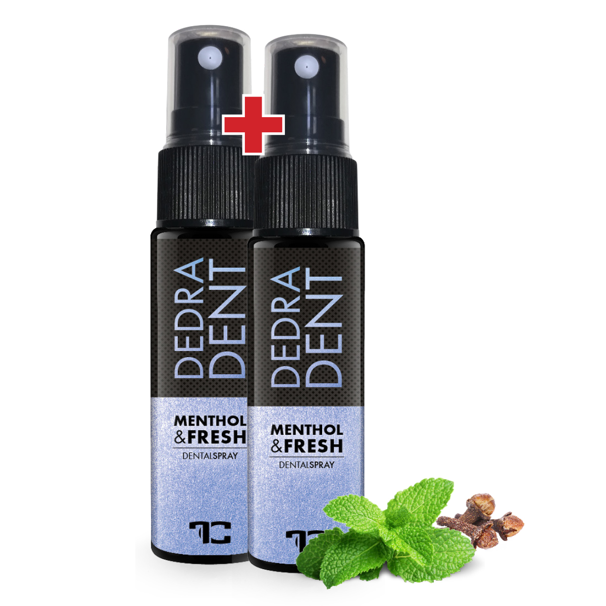 Levně DEDRA DENT | přírodní bylinný ústní sprej MENTHOL & FRESH s mátou, tymiánem & hřebíčkem | 2 ks x 30 ml