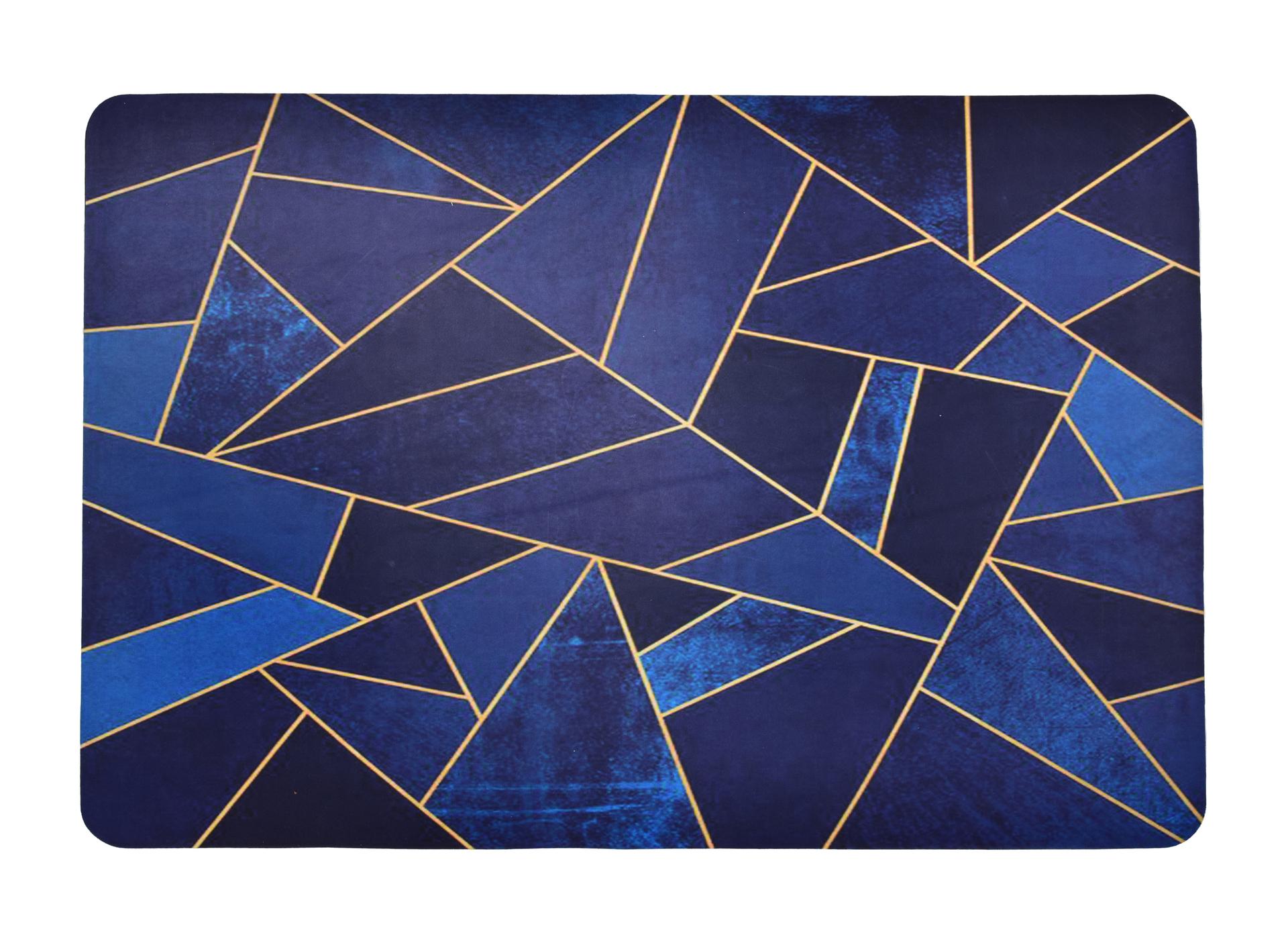 ULTRACHONNY diatomitowy dywanik azienkowy, 60 x 90 cm geometrix blue