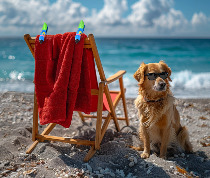 TUKAN PEPAN | 2 ks klipy na plážové osušky & lehátka