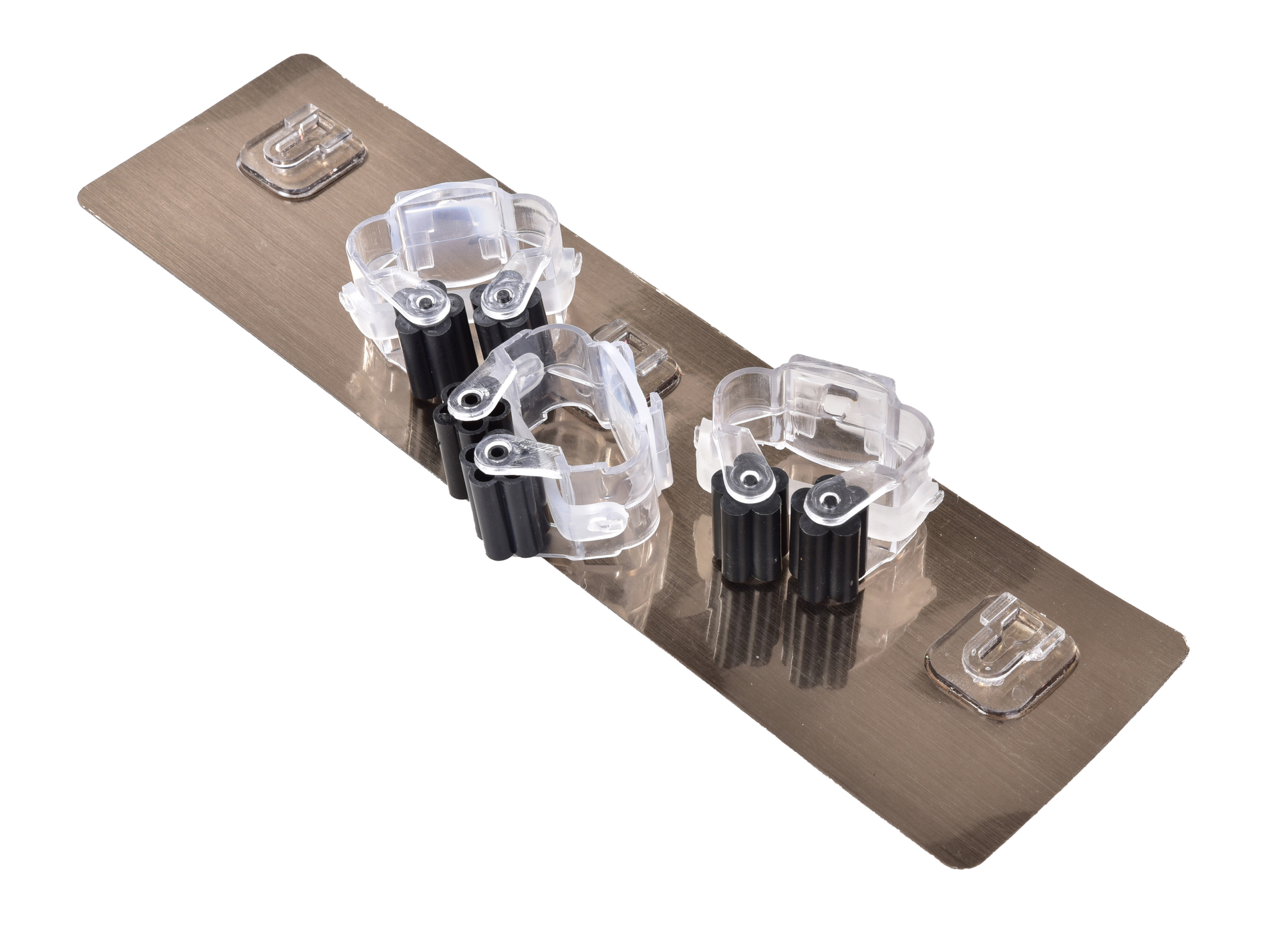 GENIUS univerzálny trojitý držiak na metalickej samolepiacej fólii