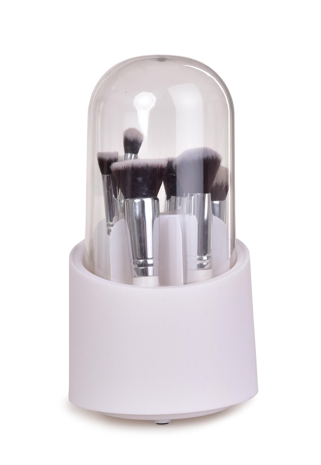 BEAUTY otočný organizér stojan s priehľadným vekom