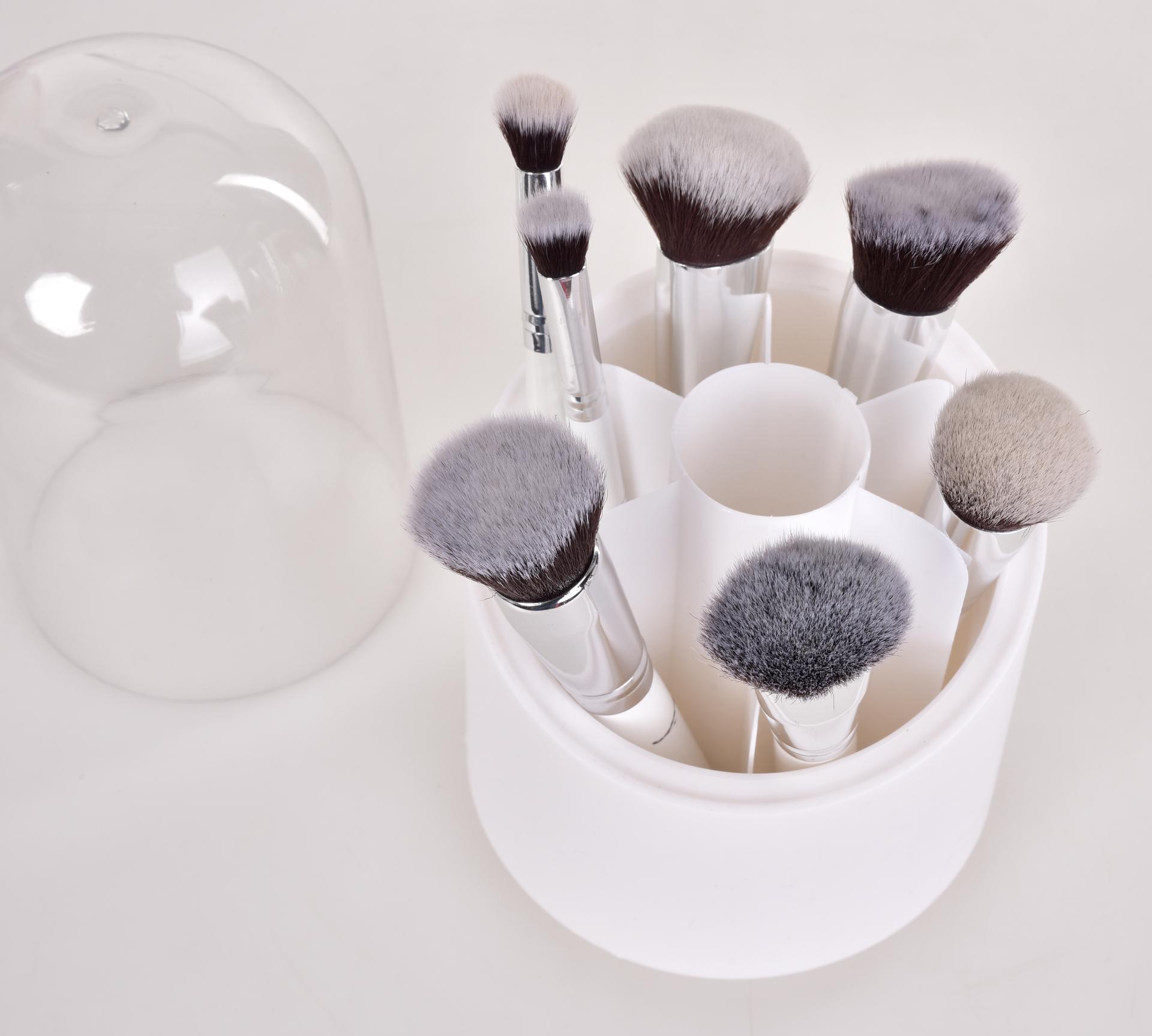 BEAUTY otočný organizér stojan s priehľadným vekom