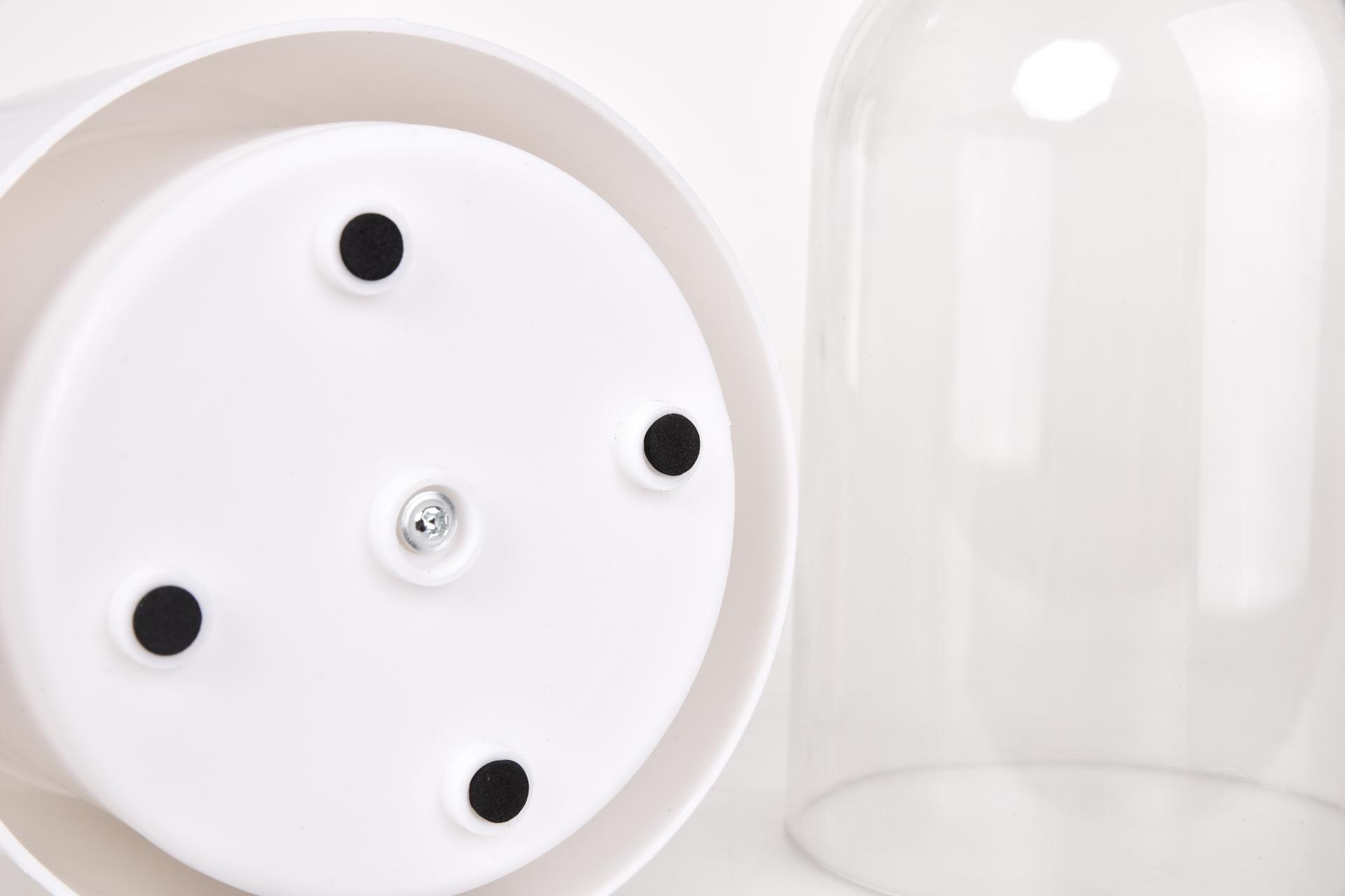 BEAUTY otočný organizér stojan s priehľadným vekom