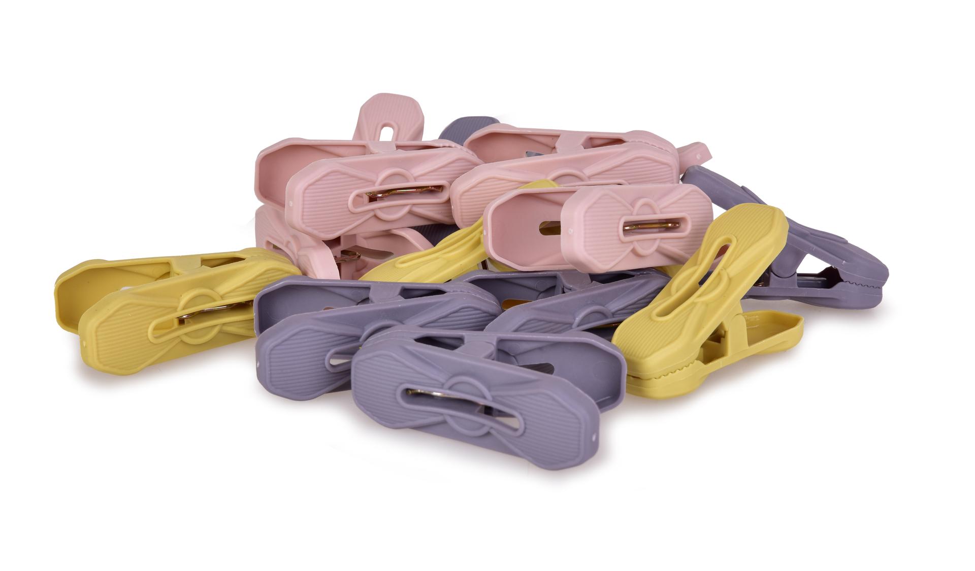 PRAKTIK sasa 16 ks pastelových štipcov na bielizeň