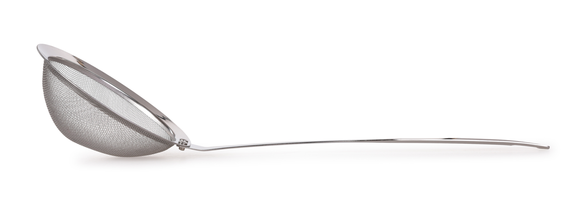 CHEF nerezové sitko/cedník s dlhou rukoväťou