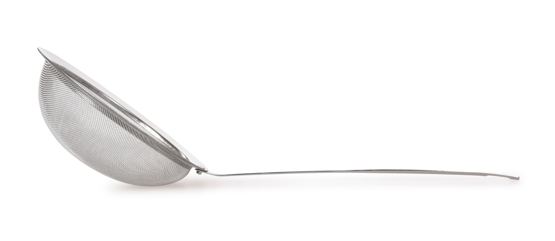 CHEF nerezové sitko/cedník s dlhou rukoväťou