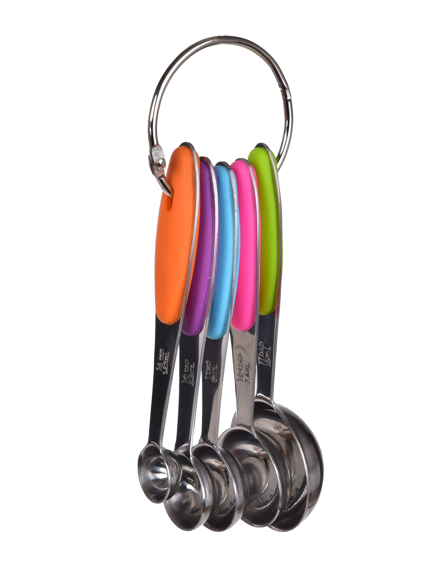 LYŽIČKOMERKY sada 5 ks nerezových odmeriek