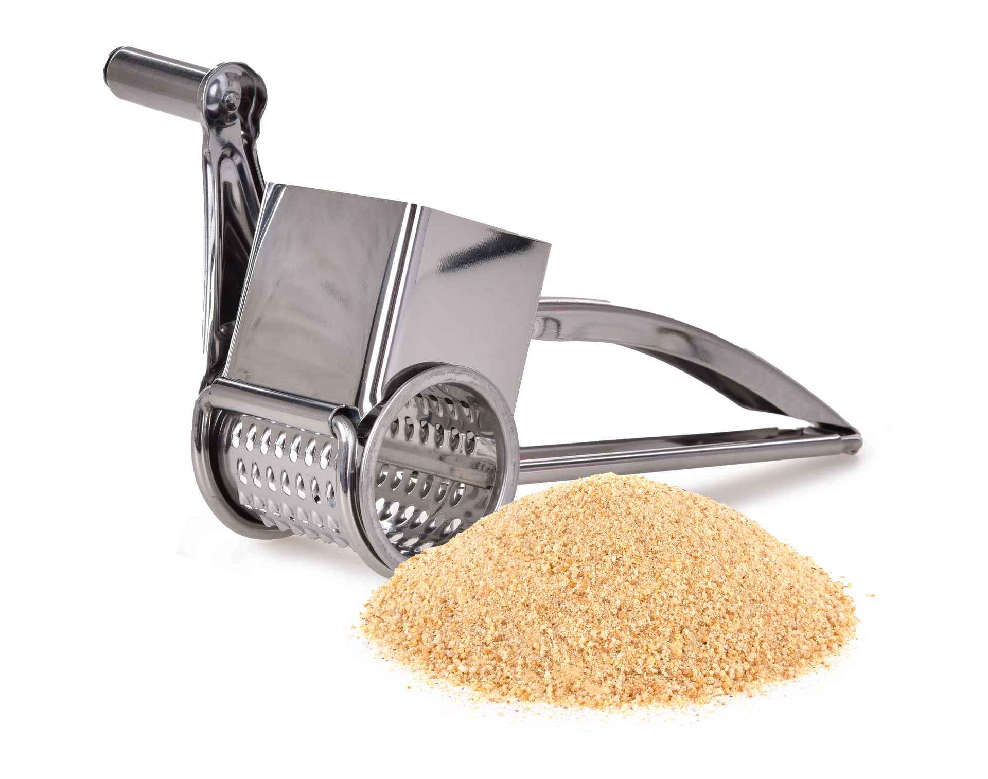 GOURMET nerezové ručné rotačné strúhadlo s kľukou